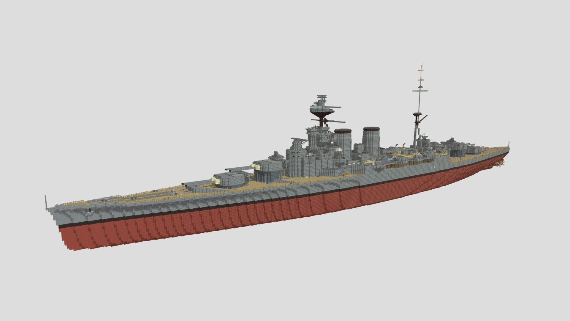 1920x1080 HMS Hood model by BikMCTH [a805338]