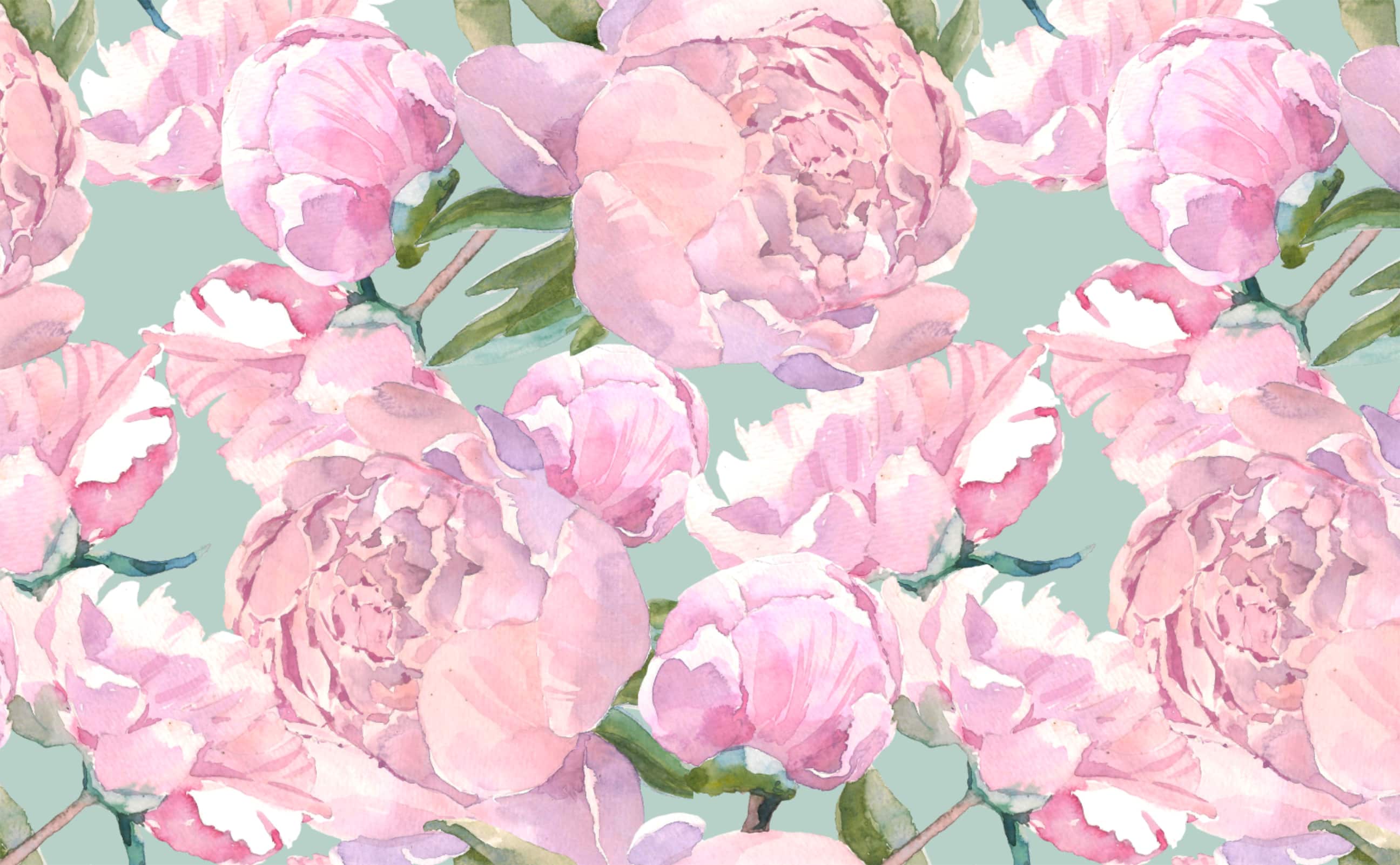 2592x1602 Pretty In Peony. Wallpaper Paste Linen