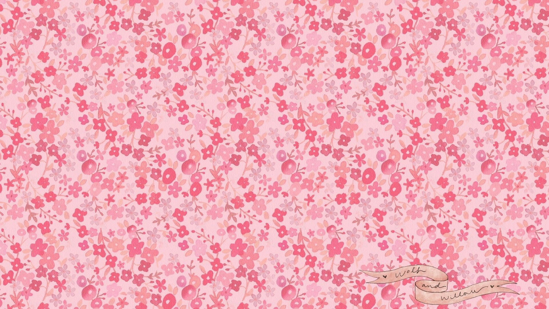 1920x1080 Retro Pink Wallpaper