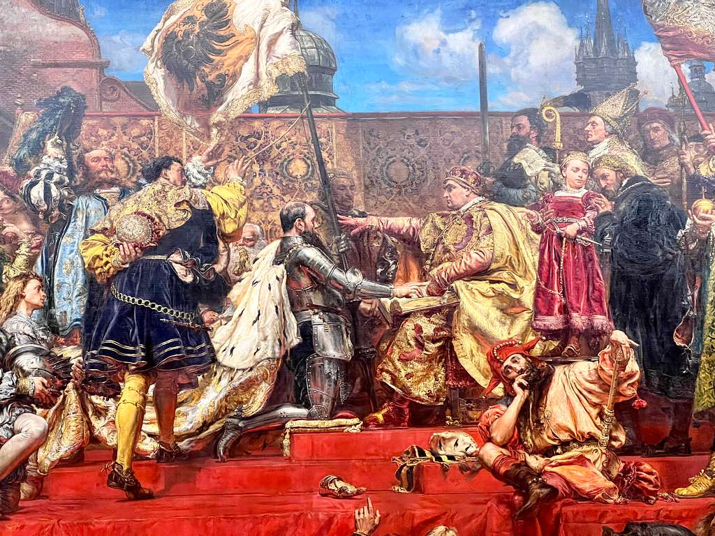 1024x768 The prussian homage by jan matejko Image: PICRYL Domain Media Search Engine Public Domain Search