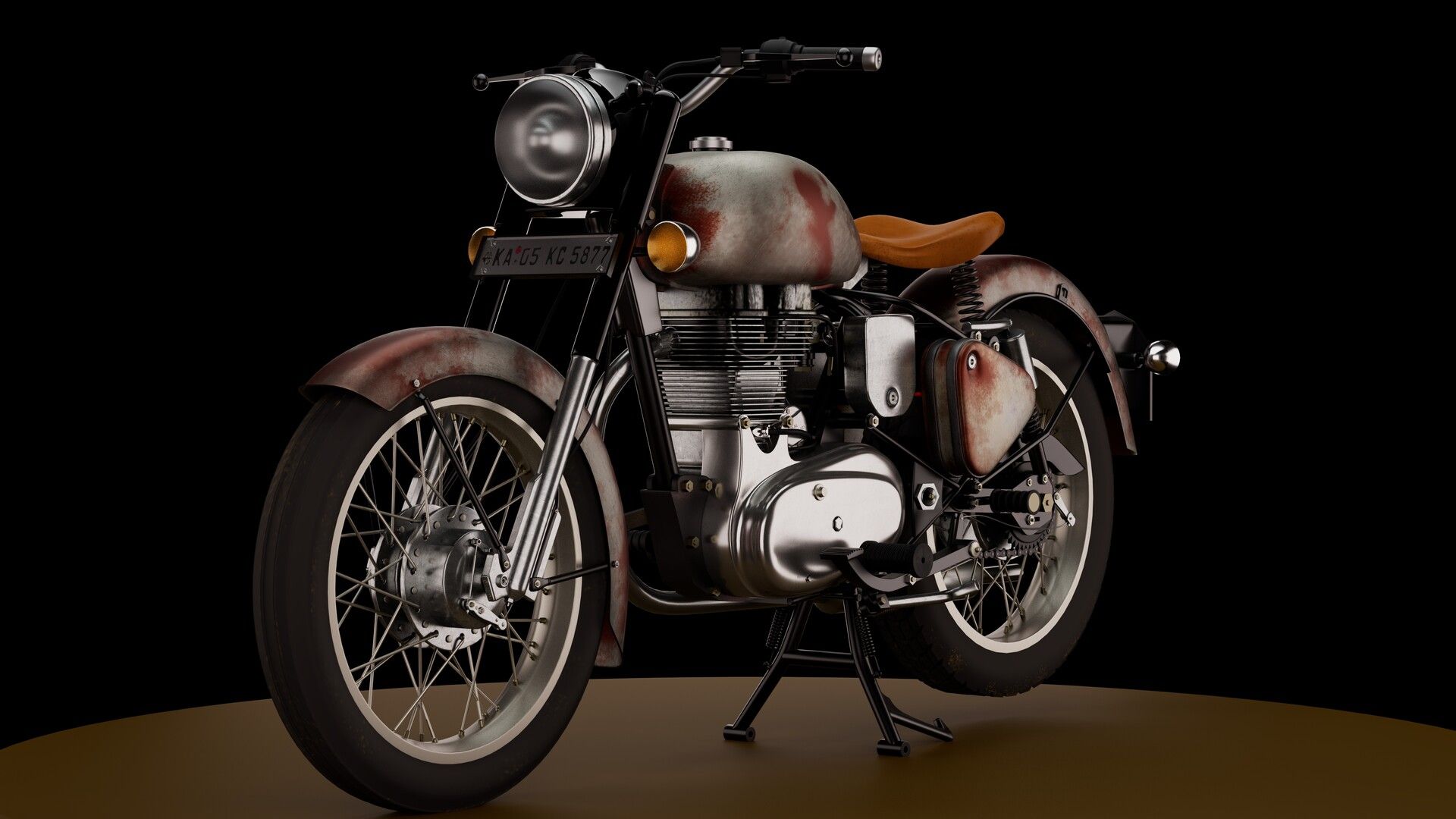 1920x1080 3D BIKE / 3D ROYAL ENFIELD OLD MODEL, Roni Singh