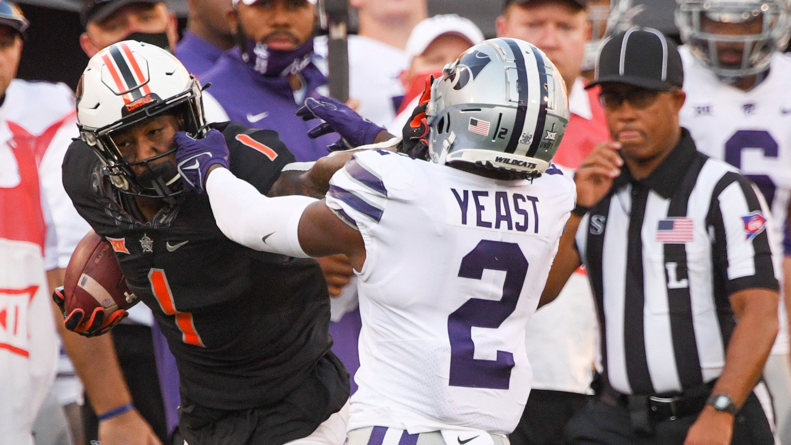2560x1440 Sanders Powers Oklahoma State Past No. 25 Kansas State 31 20
