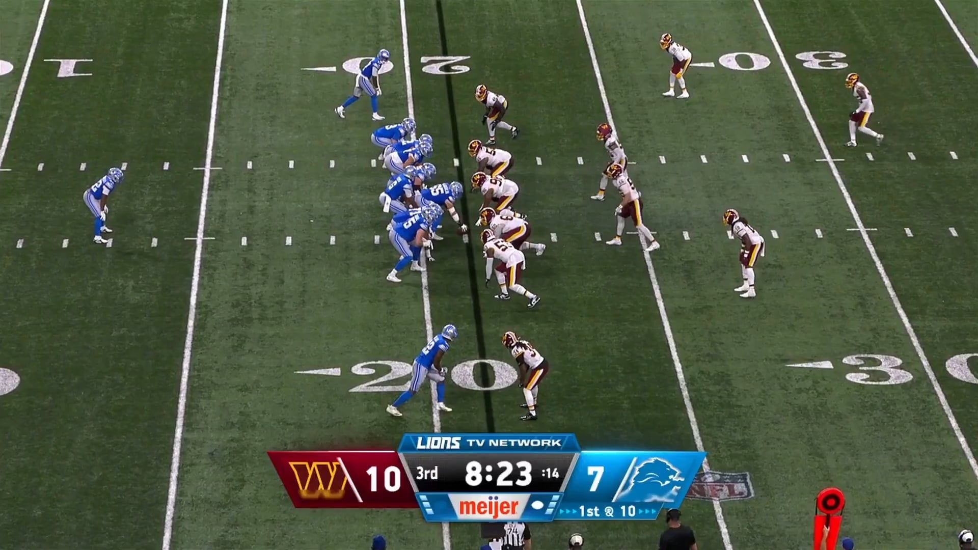 1920x1080 Former Columbus Aviators WR Tay Martin made this 11 yard catch for the Lions today against the Commanders!