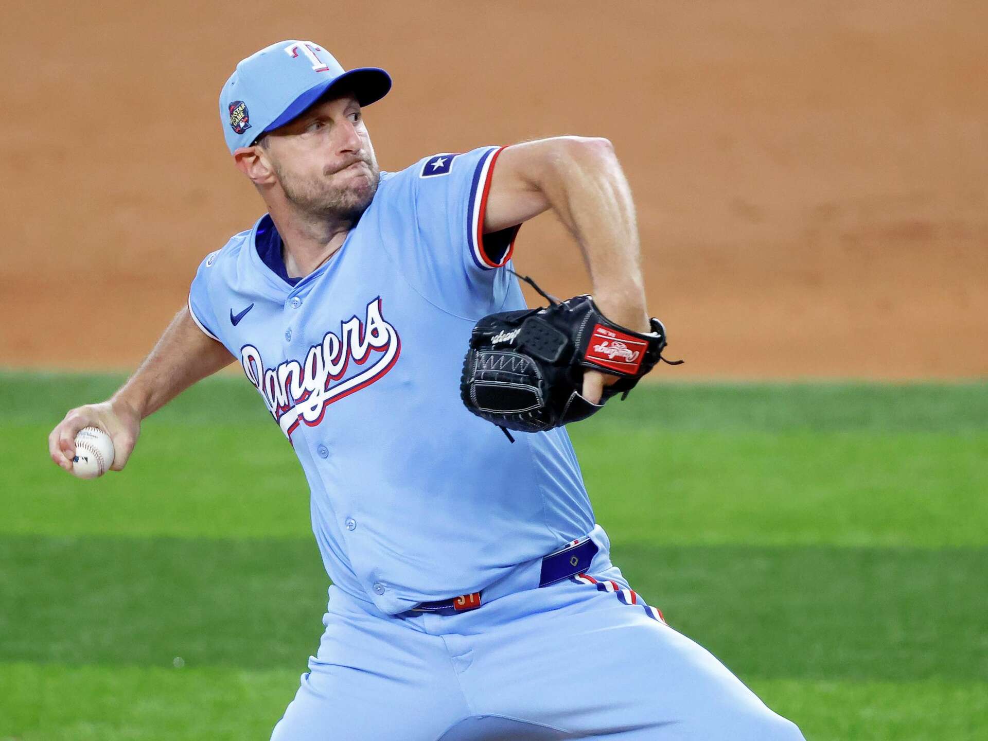 1920x1440 Watch: Texas Rangers SP Max Scherzer Passes Greg Maddux On MLB's All Time Strikeouts List