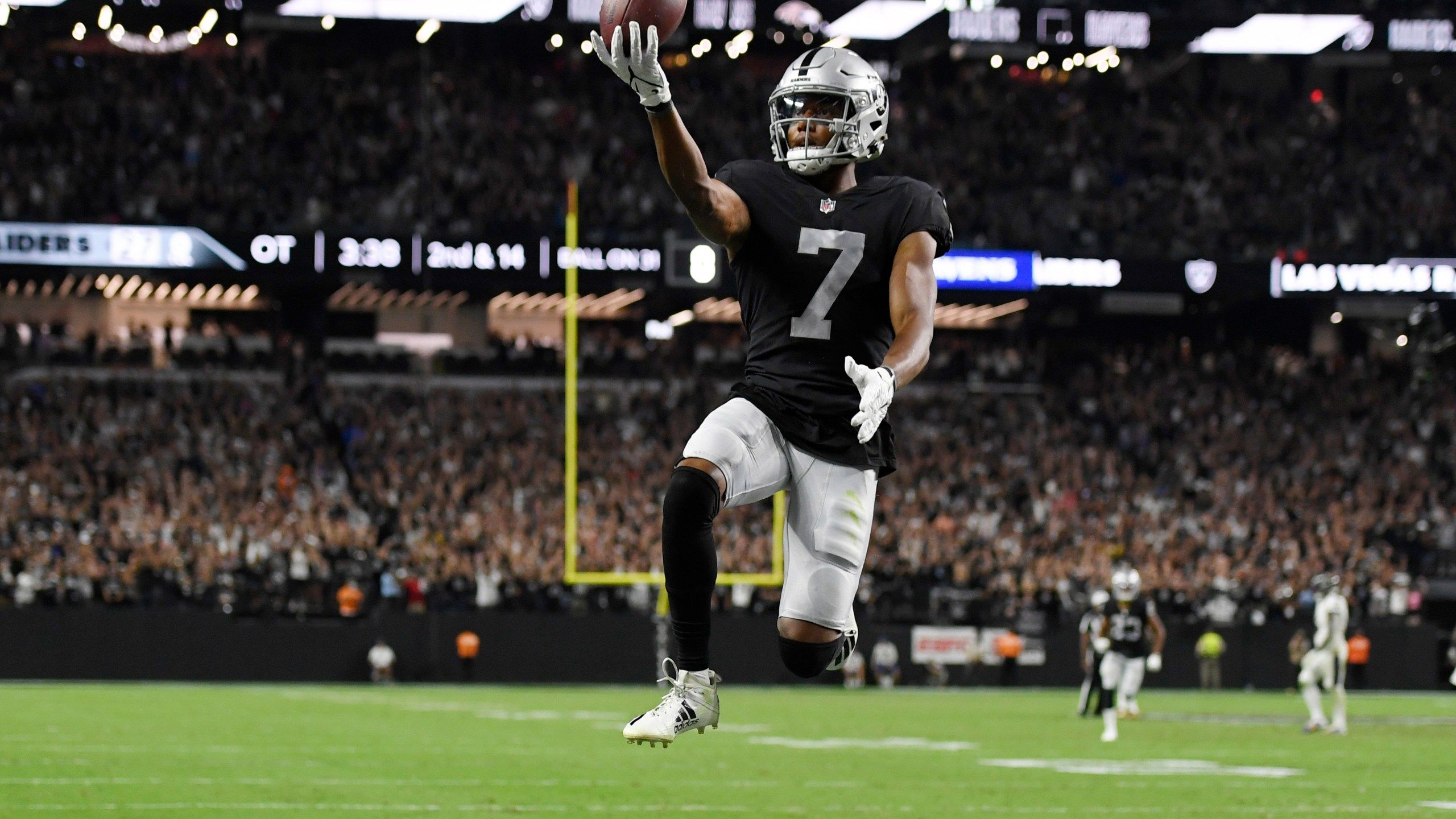 2560x1440 Carr's TD Pass Caps Raiders Rally Past Ravens 33 27 In OT