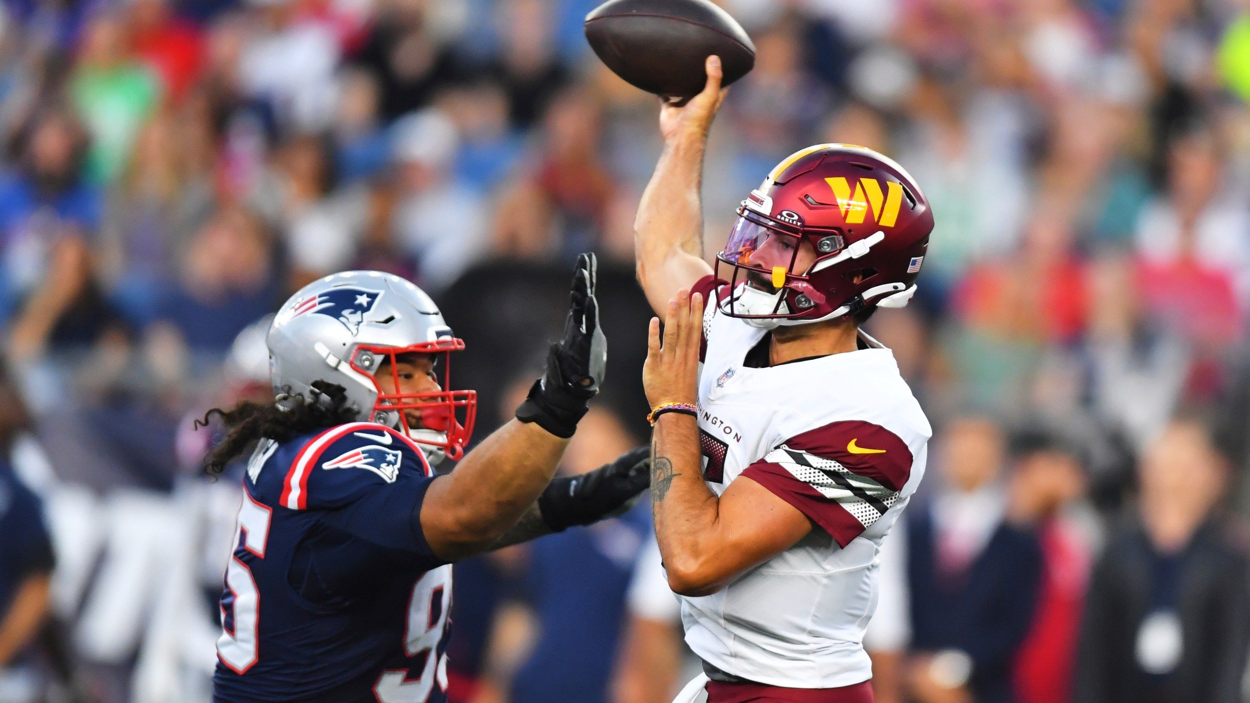 2560x1440 Patriots Offense Shines In 48 18 Exhibition Win Over Commanders, As Washington Rests Starters, Vets. DC News Now