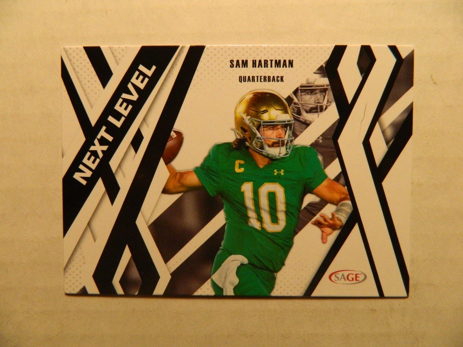 1600x1200 Sage Next Level Black Parallel Card of Sam Hartman
