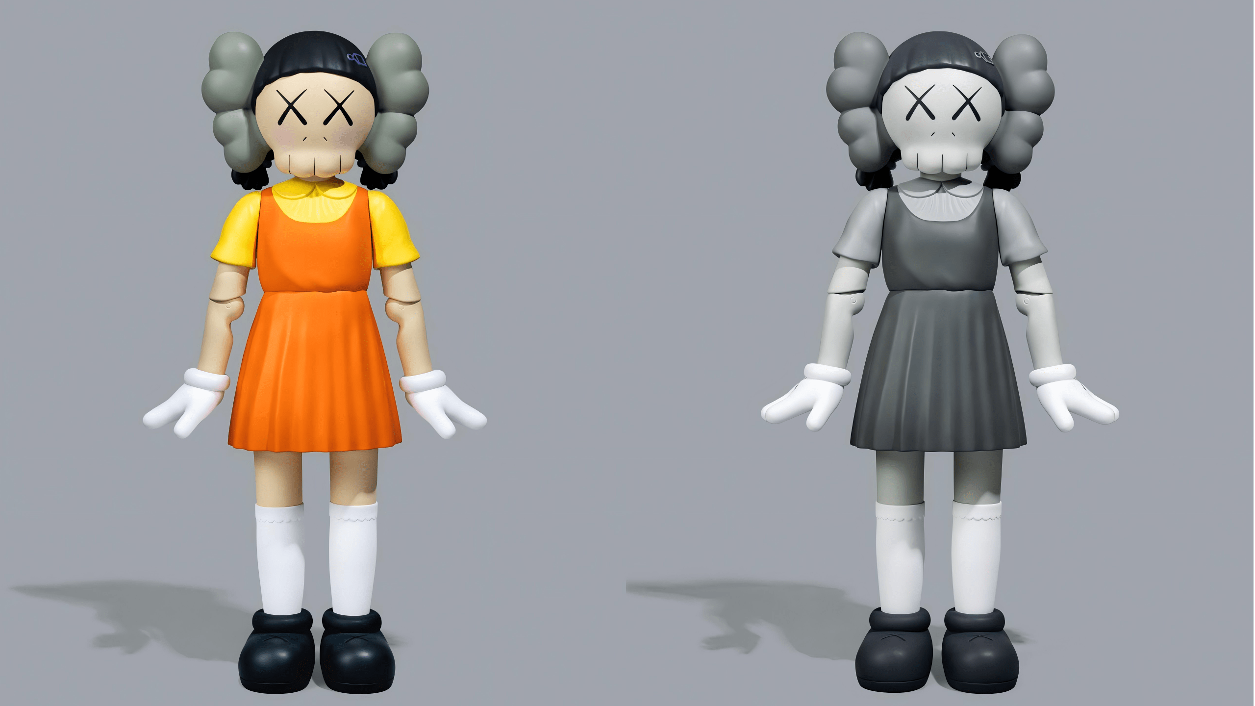 2560x1440 KAWS X SQUID GAME