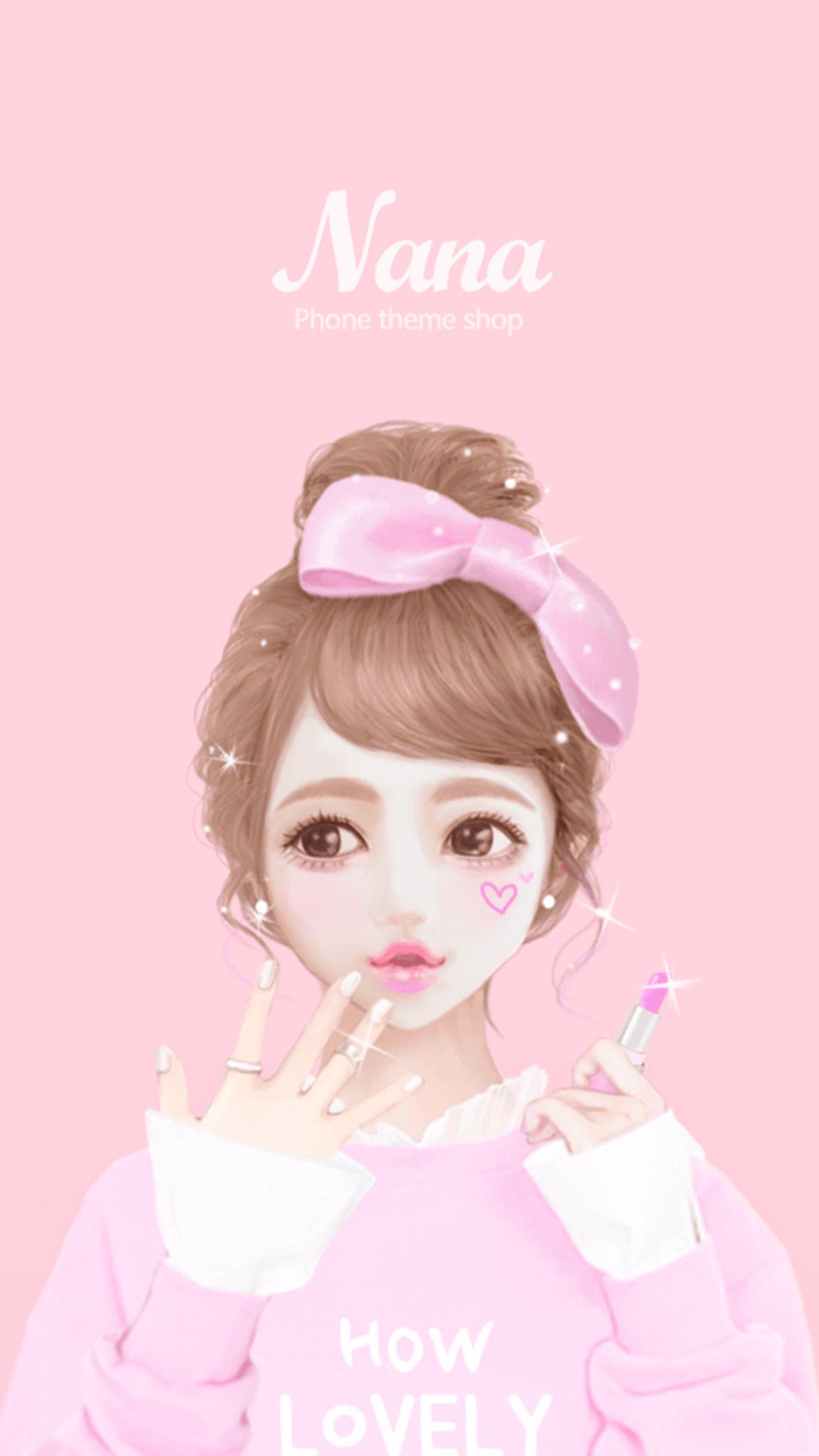 1242x2208 Cute Girl Phone Wallpaper