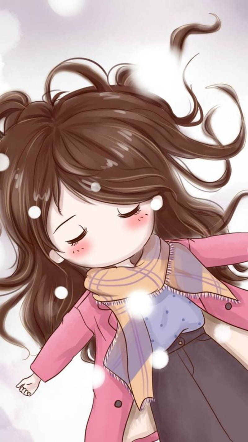 800x1422 Girl, little girl, cute, kawaii, HD phone wallpaper