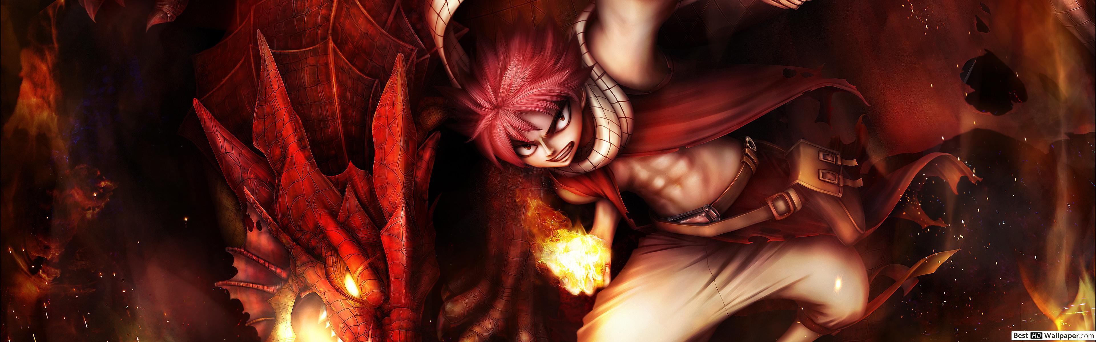 3840x1200 Dragon Fairy Tail