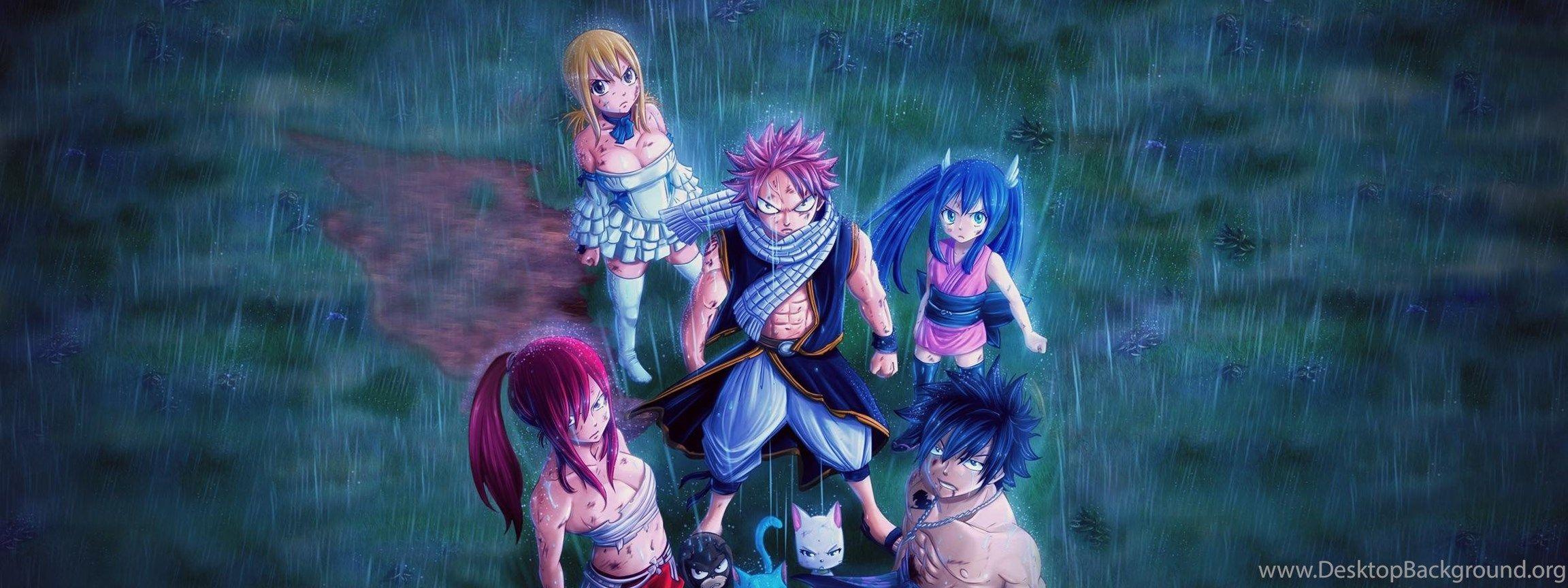 Fairy Tail Dual Monitor Wallpapers Top Free Fairy Tail Dual Monitor Backgrounds Wallpaperaccess