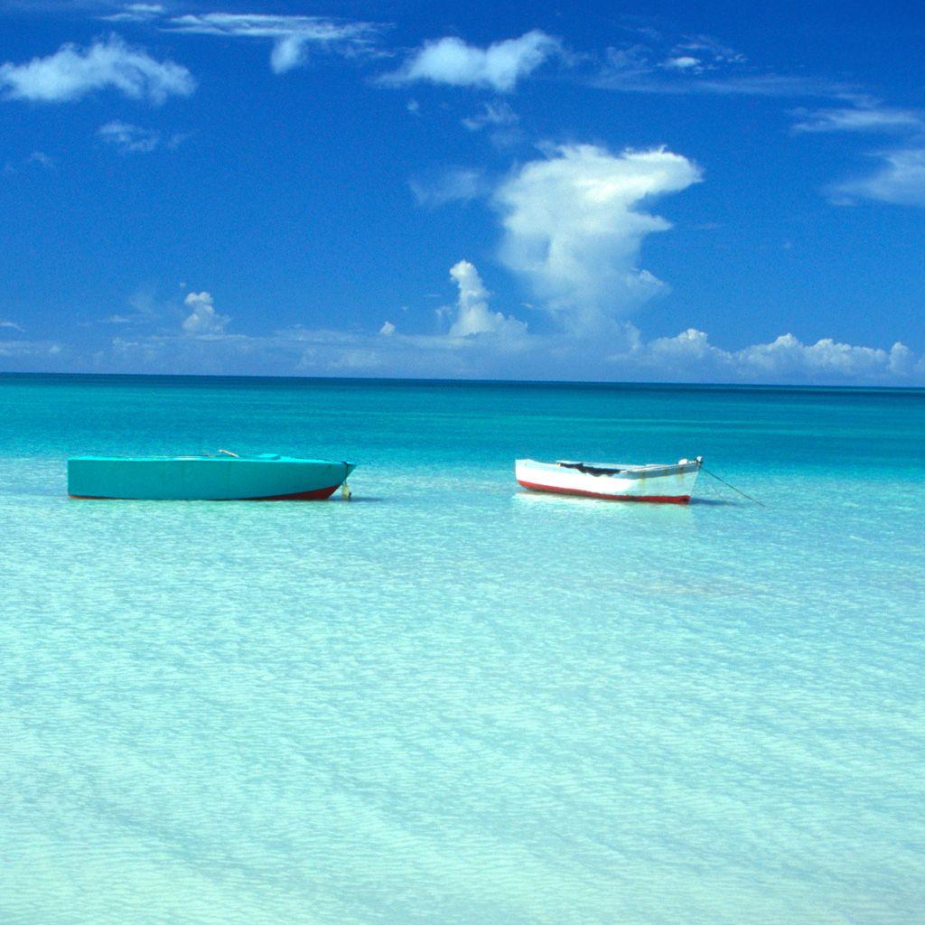 1024x1024 Free download relaxing blue wallpaper .