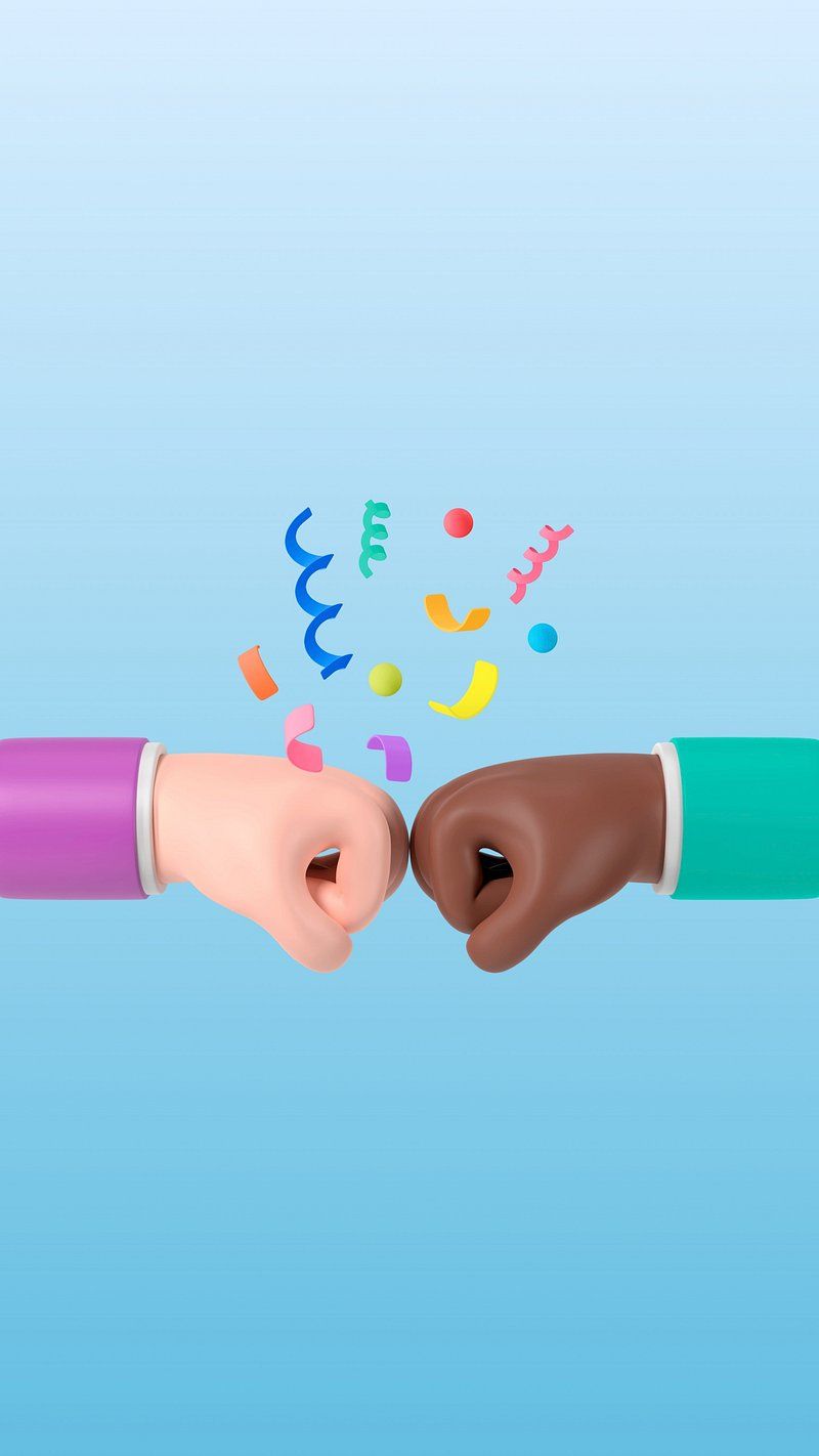 800x1422 Fist bump isolated image white