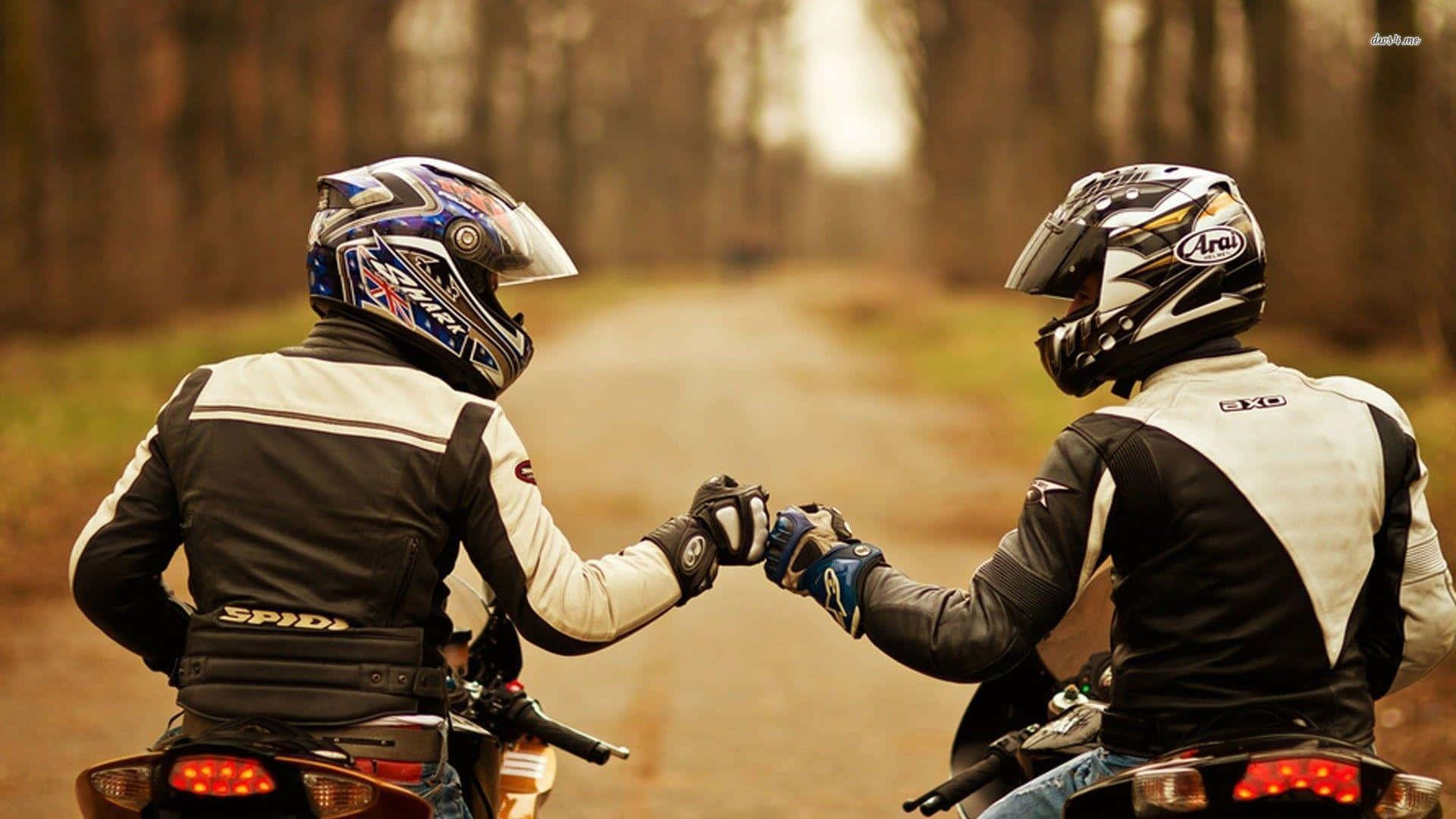 1920x1080 Download Fist Bumping Biker Picture