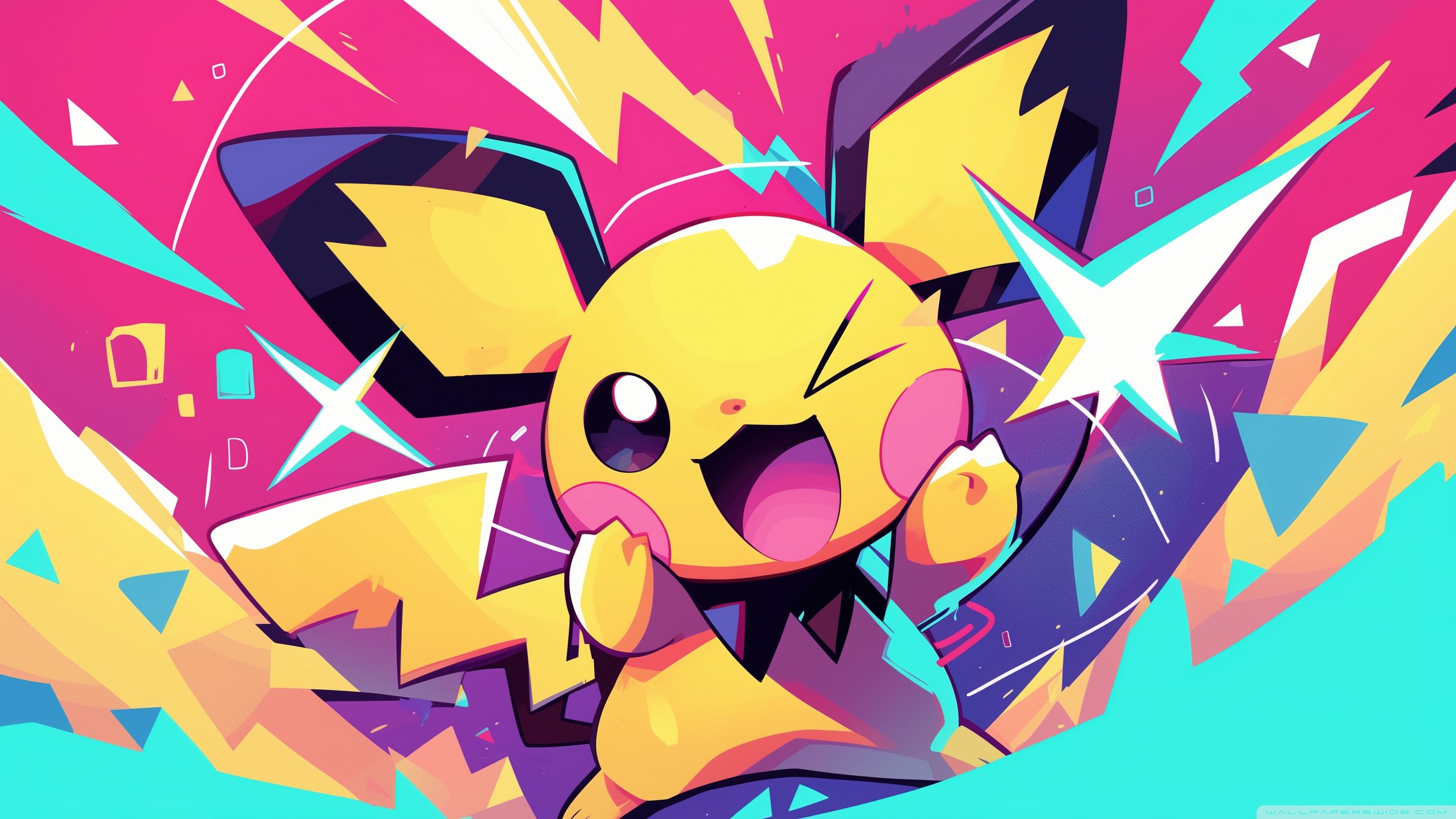 2880x1620 Pichu Pokemon 4K UHD Wallpaper for UltraHD Desktop and TV : Widescreen and UltraWide Display : Smartphone and Tablet Devices