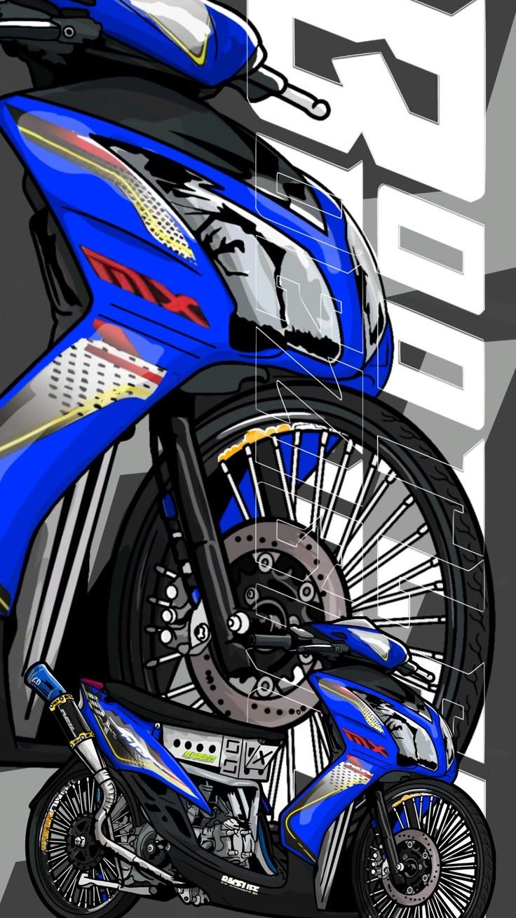 736x1308 Mio street bike wallpaper vector art