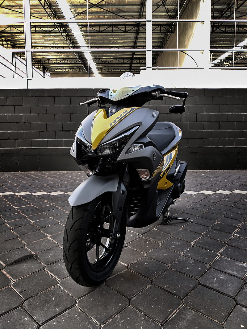 800x1067 Yamaha nvx aerox bike, motor, motorcycle, night, HD phone wallpaper