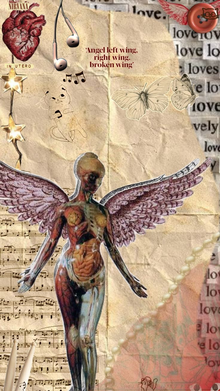 736x1308 In Utero Album Cover Wallpaper