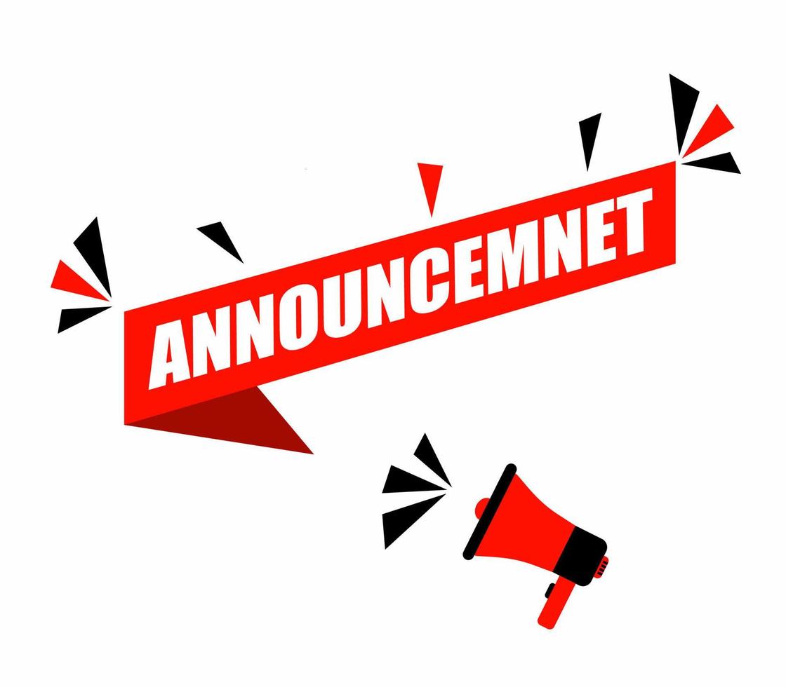 1120x980 Megaphone and announcement speech bubble. Banners for business advertising and marketing