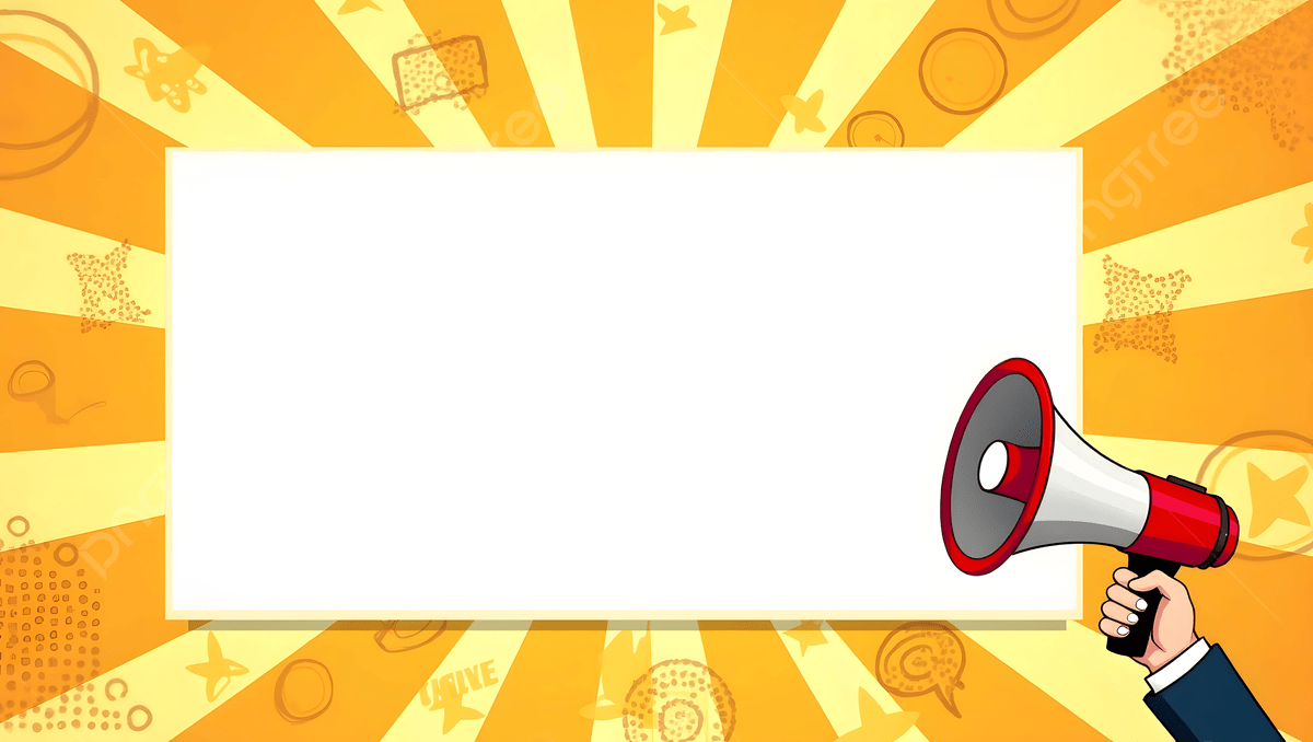 1200x678 Pop Art Style Megaphone Announcement With Blank Banner And Radiating Sunburst Background, Comic Banner, Megaphone Announcement Design, Pop Art Background Background Image And Wallpaper for Free Download