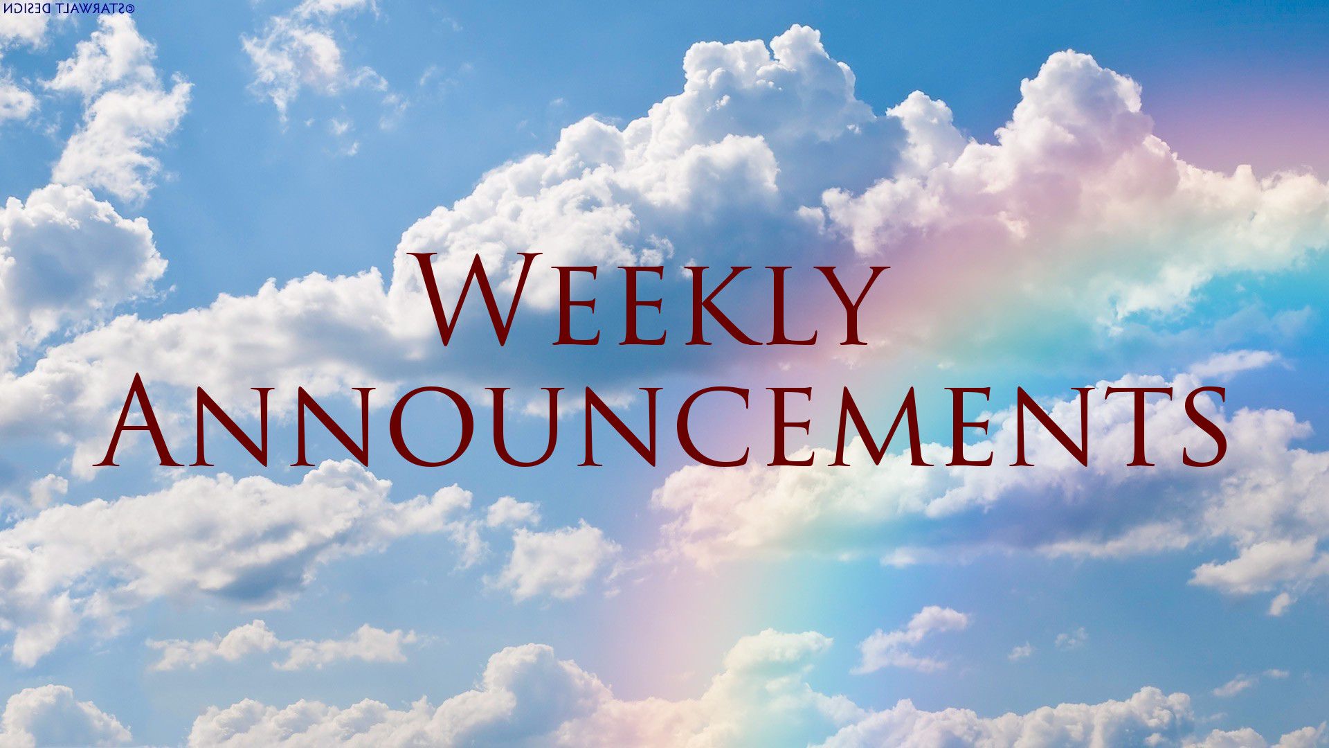 1920x1080 Church Announcement Wallpaper