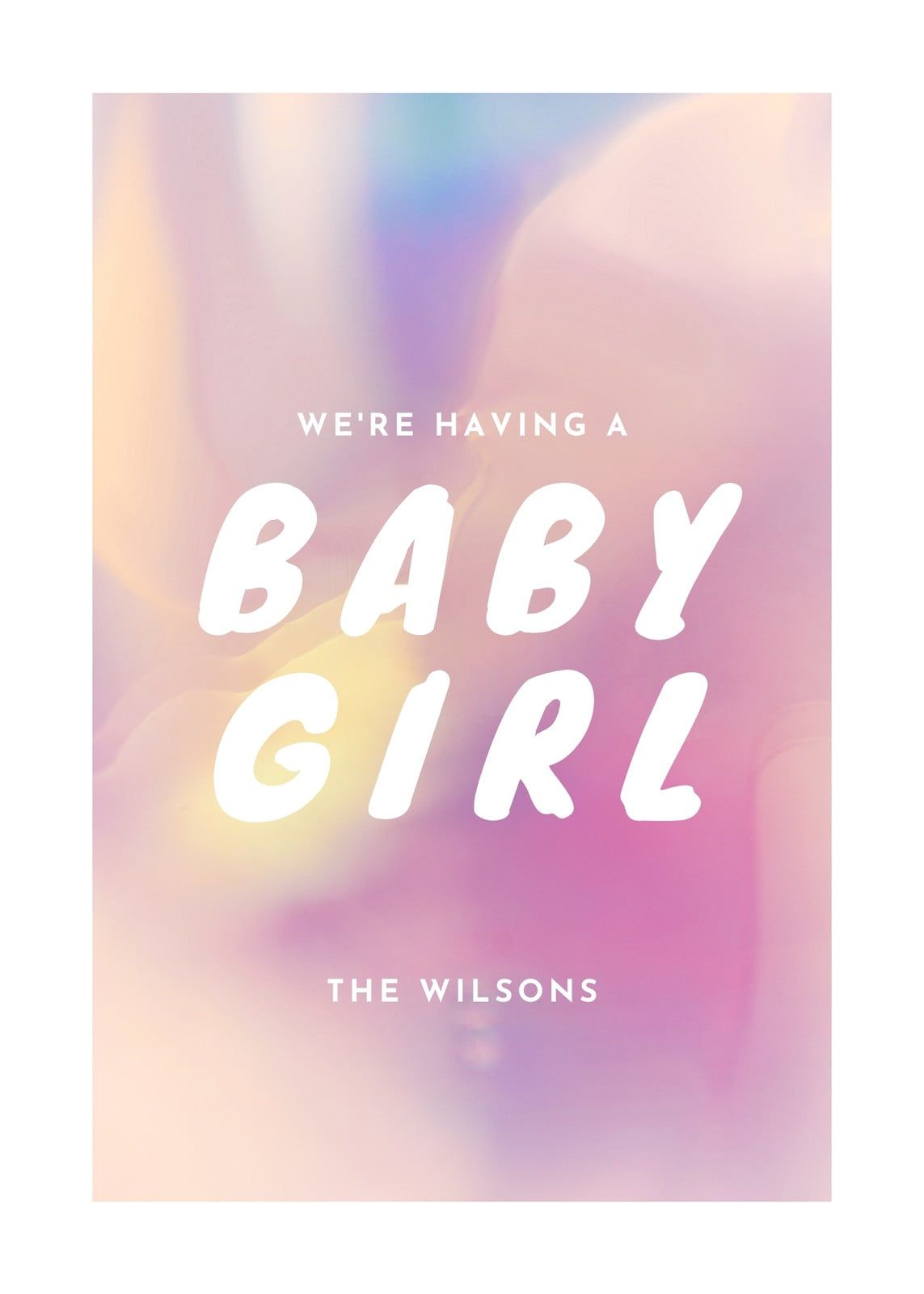 1143x1600 Free, printable gender reveal announcement templates