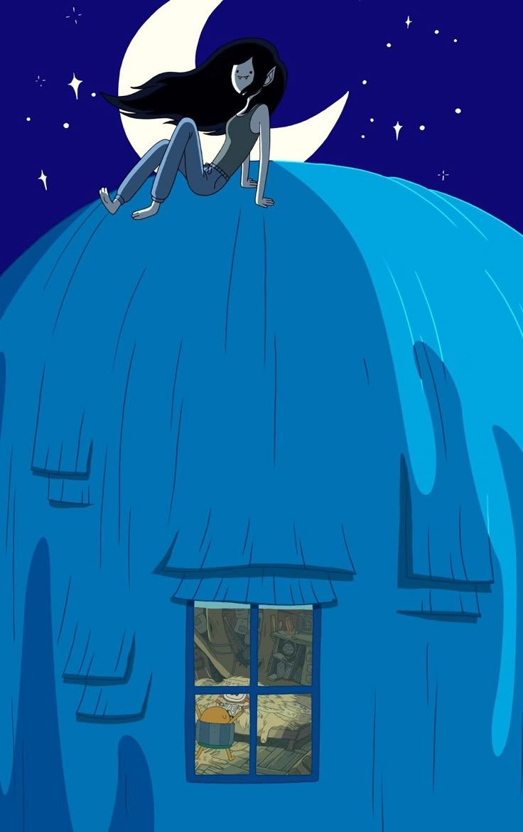 736x1170 Adventure time night wallpaper. Bubbline and marceline wallpaper, Marceline background, Adventure time fanart