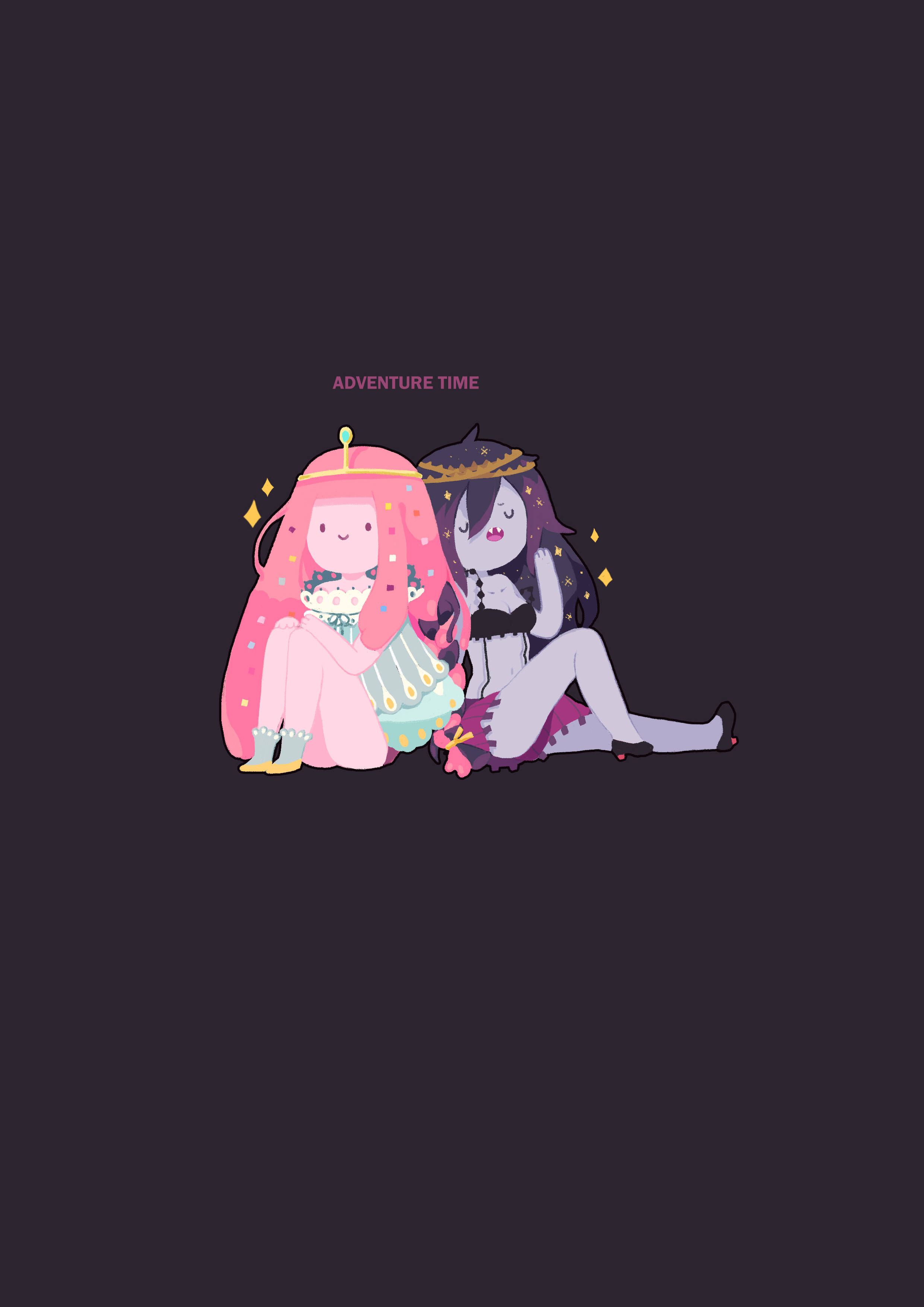 2480x3508 Download Princess Bubblegum Marceline Aesthetic Art Wallpaper