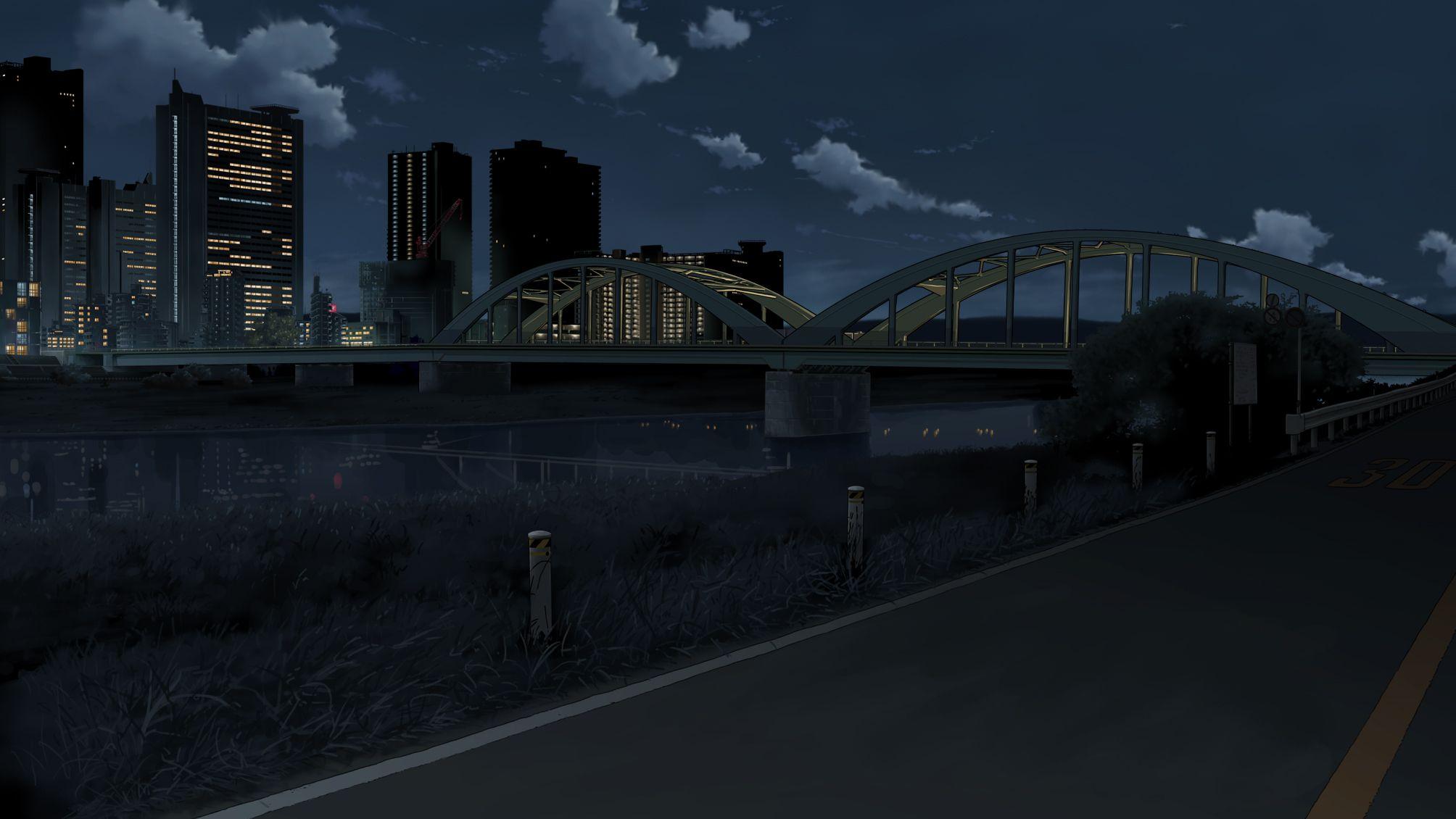 2008x1130 Anime Scenery Wallpaperx1130