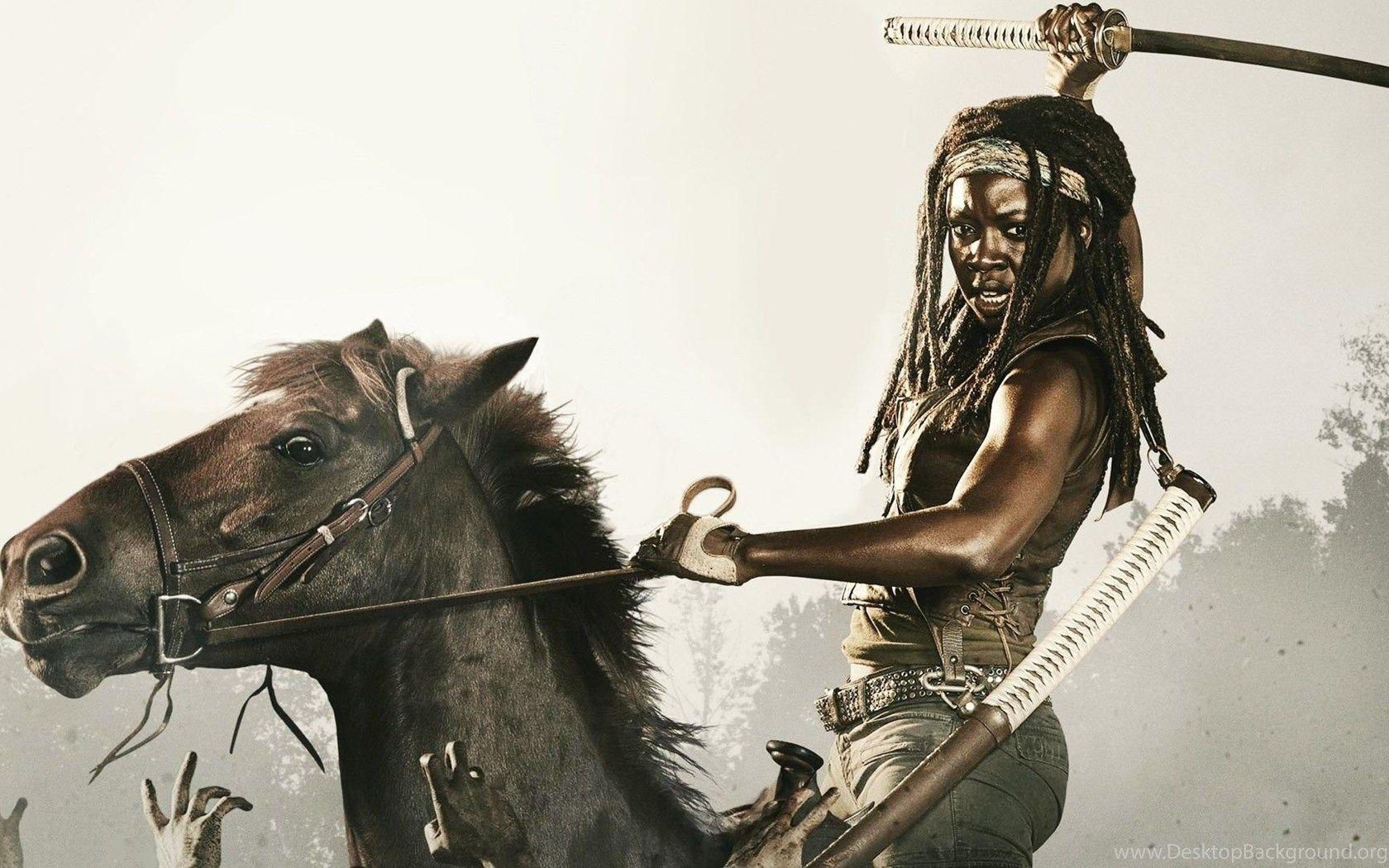 1680x1050 Michonne (The Walking Dead) HD .