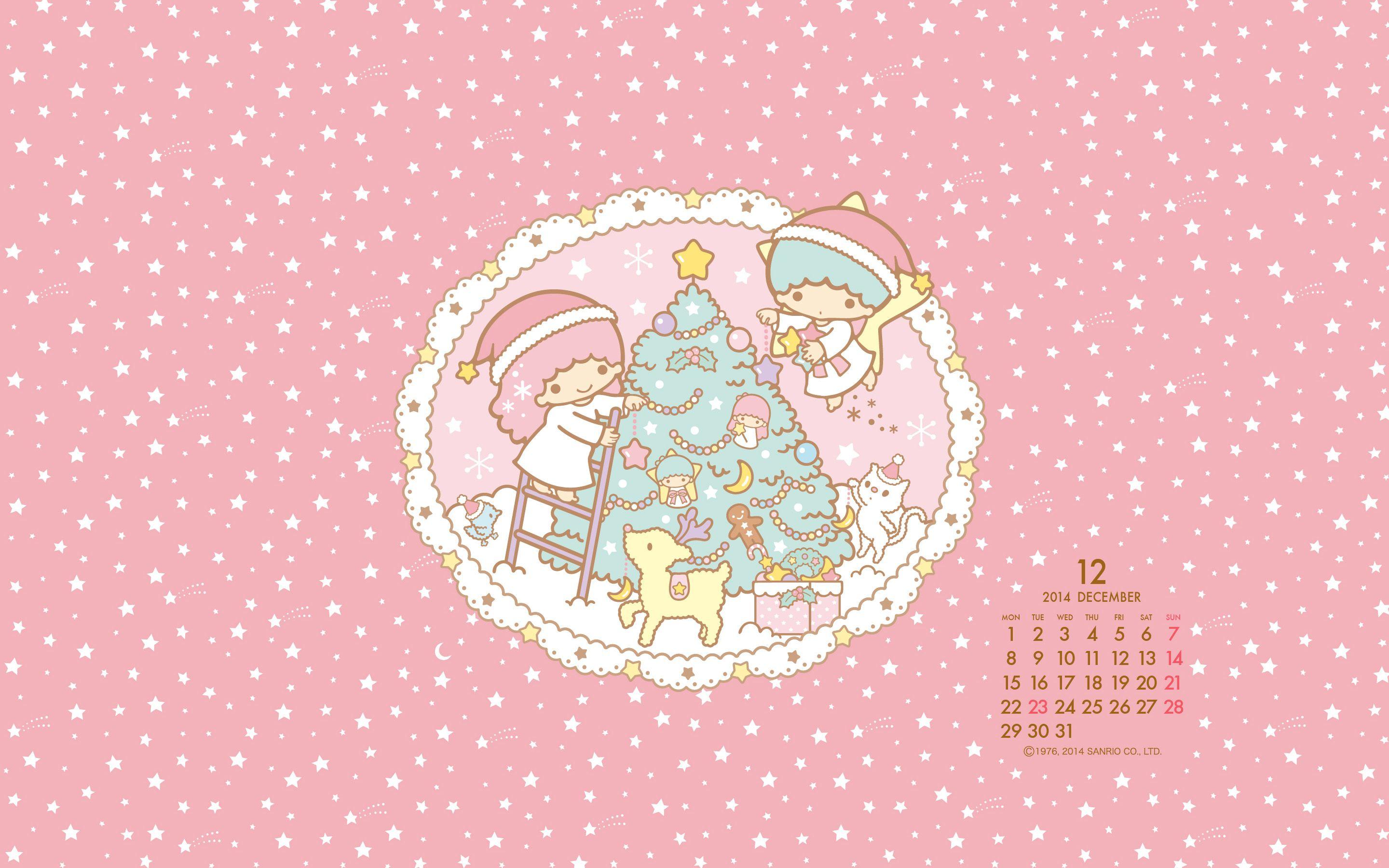 2880x1800 I love Kawaii: Little Twin Stars December 2015 Wallpaper