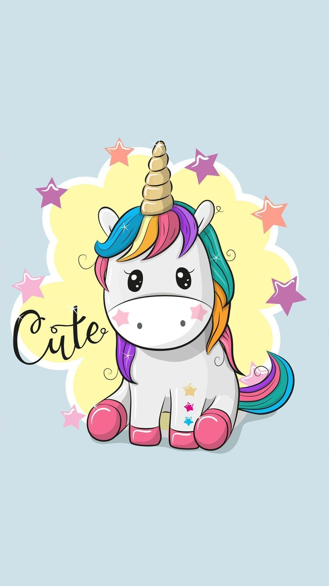 1080x1920 Animated Unicorn Wallpaper