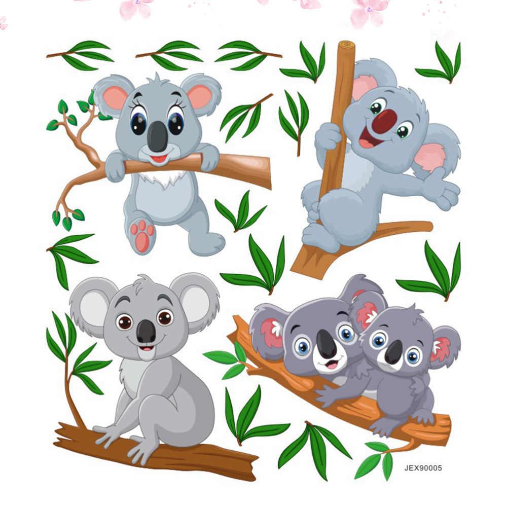 1000x1000 Sheet of Wall Sticker Koala Leaves .