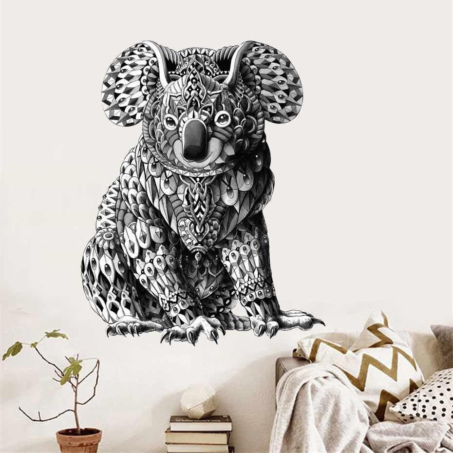 930x930 Big Cute Koala Bear Vintage Animal Wall .