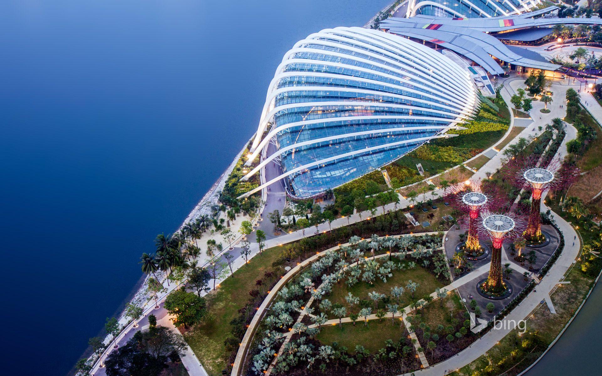 1920x1200 Singapore City Wallpaper