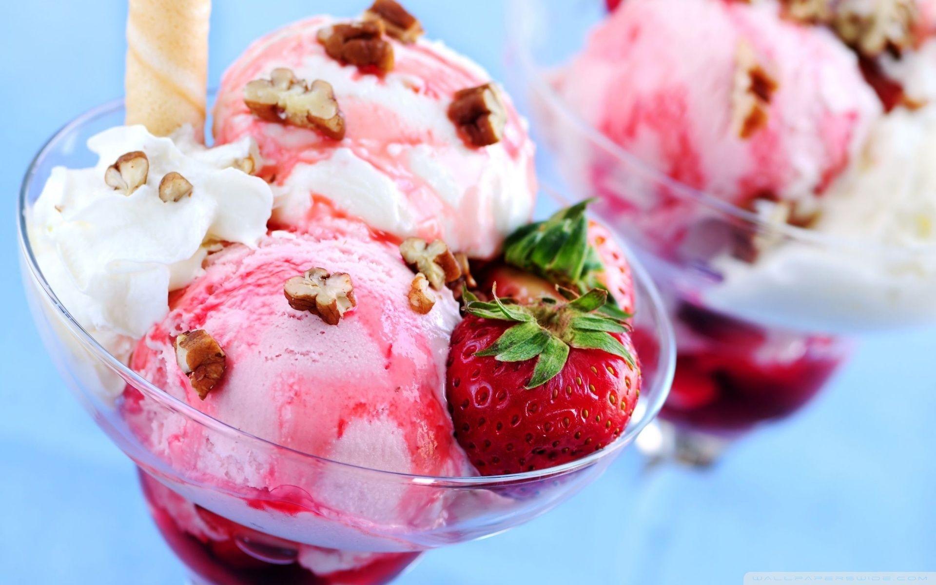 1920x1200 Strawberry Ice Cream Ultra HD Desktop .