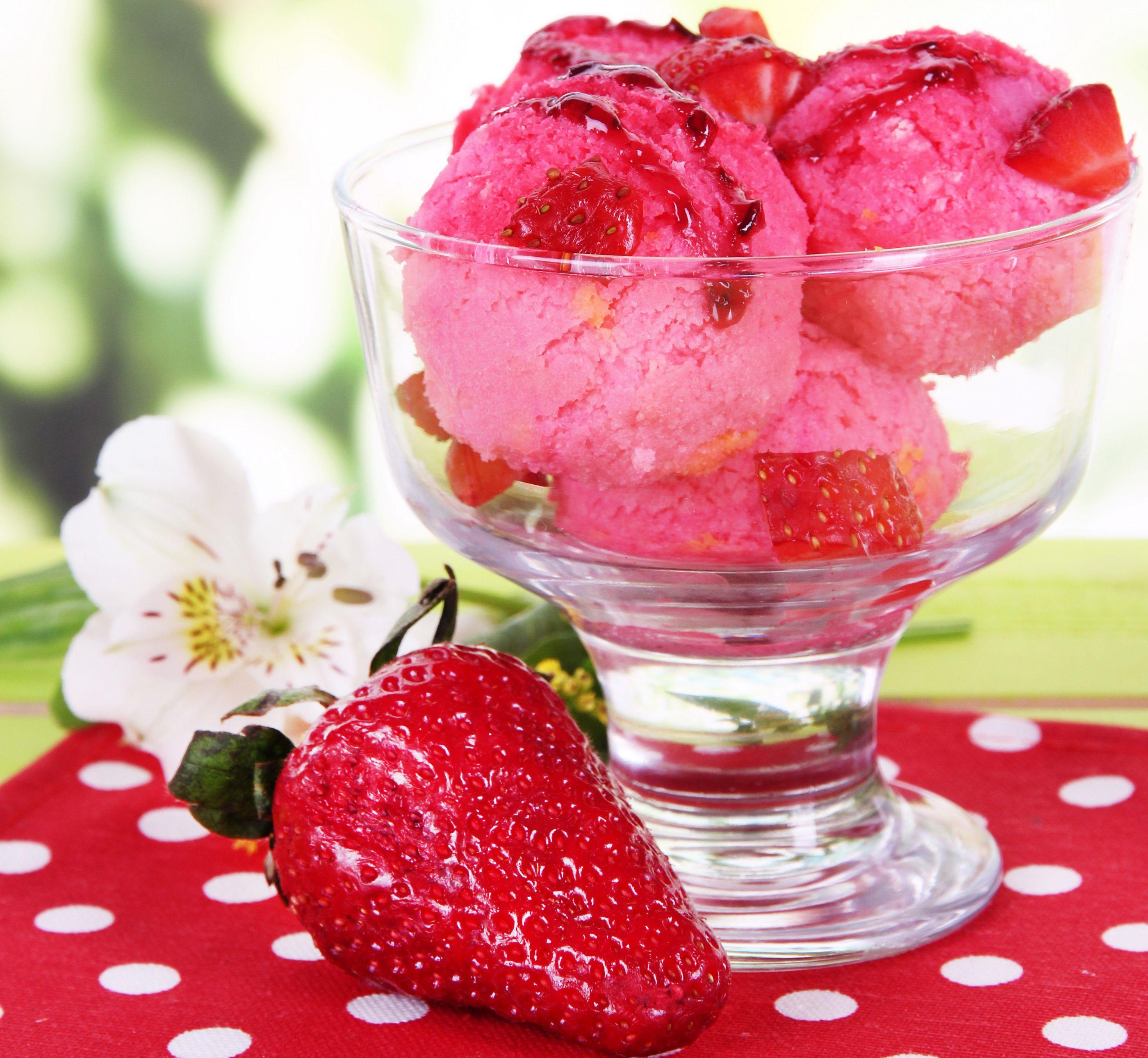 Strawberry Ice Cream Wallpapers Top Free Strawberry Ice Cream