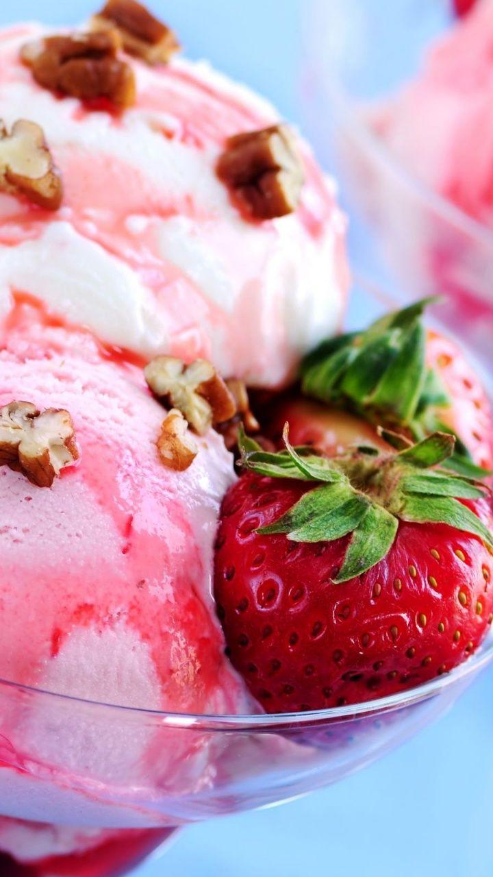 720x1280 Strawberry Ice Cream Htc one x .