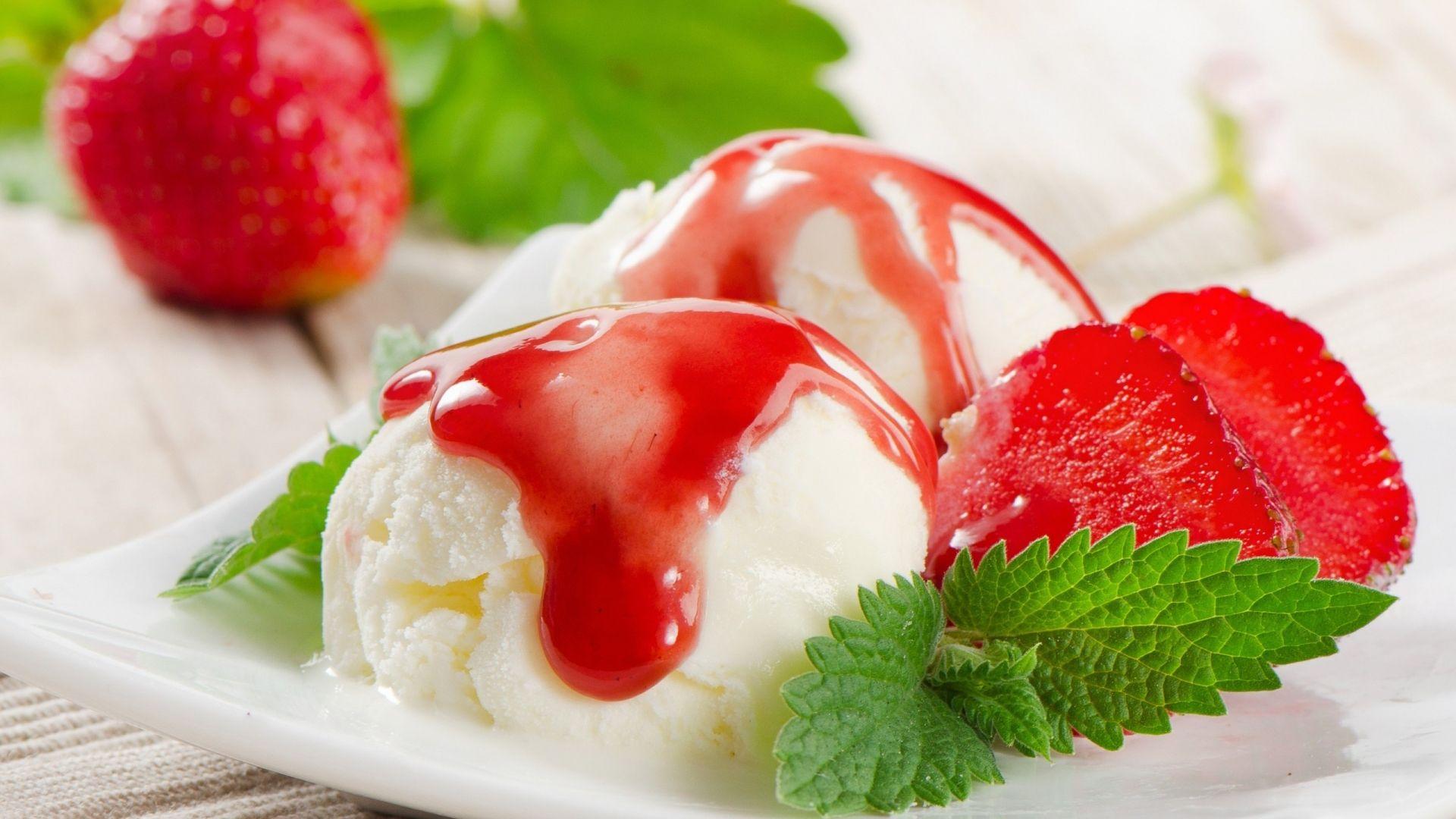 1920x1080 Strawberry Ice Cream 1920 x 1080 HDTV .