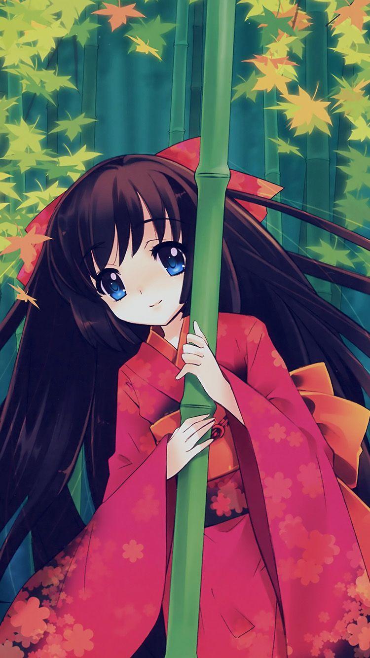 750x1334 iPhone wallpaper. anime girl japan art cute