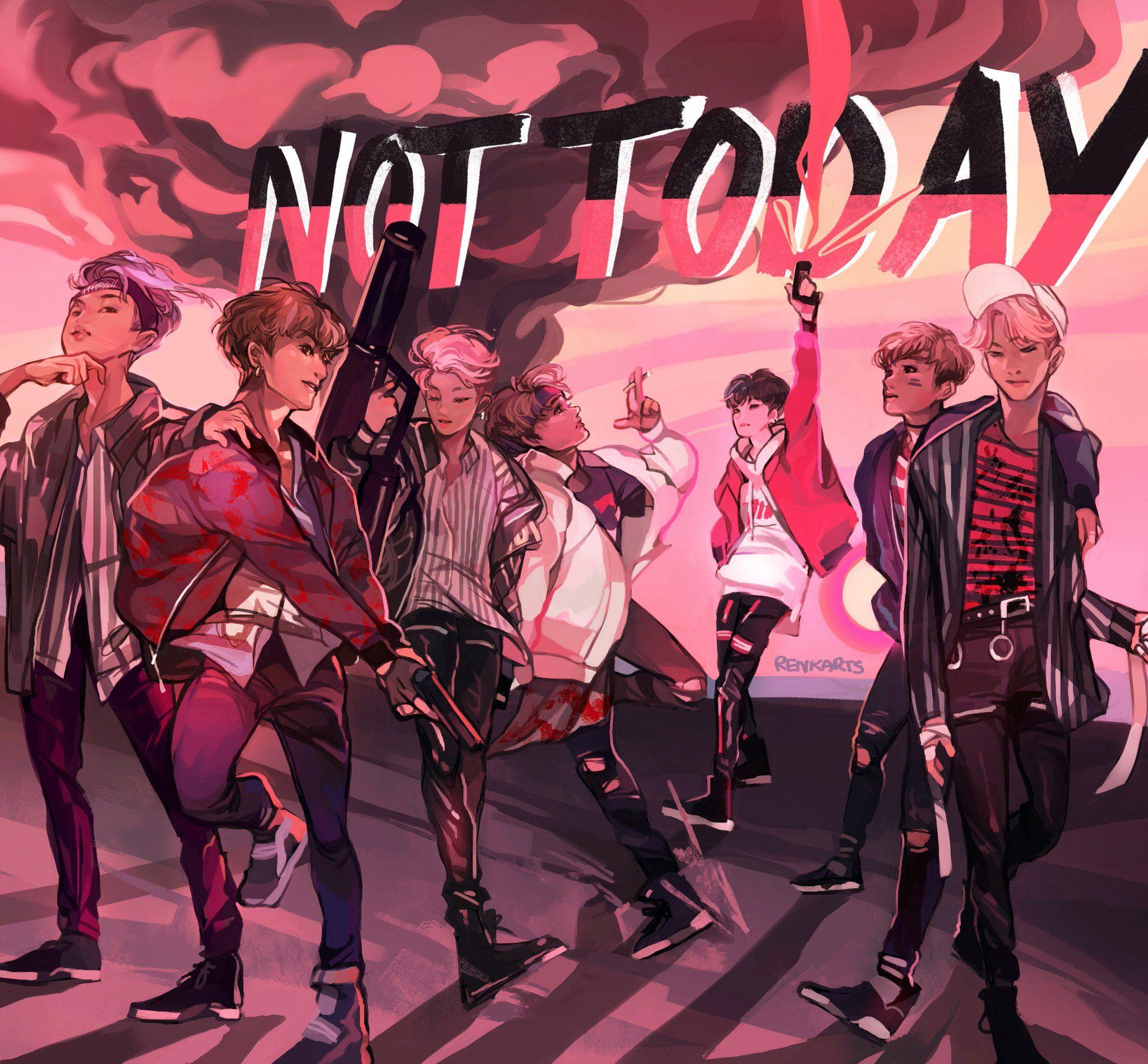 BTS Anime Wallpaper Fanart APK for Android Download