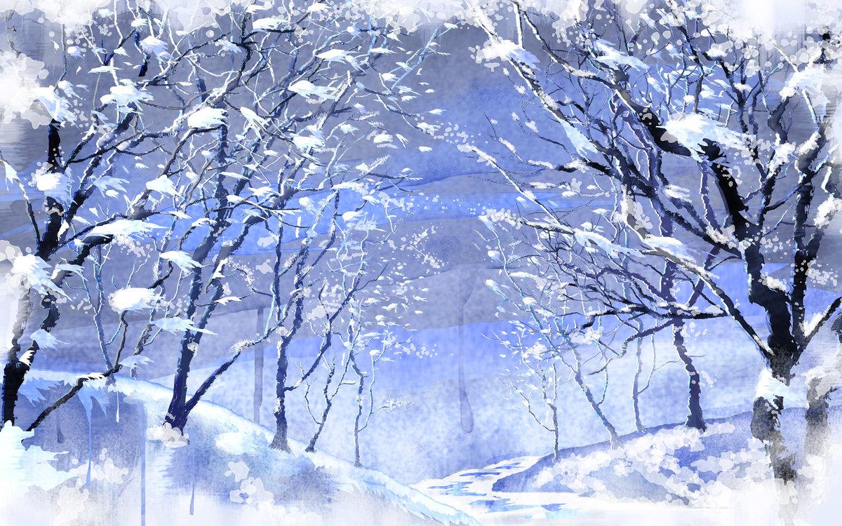 1200x750 Christmas Snow Scenes Wallpaper .
