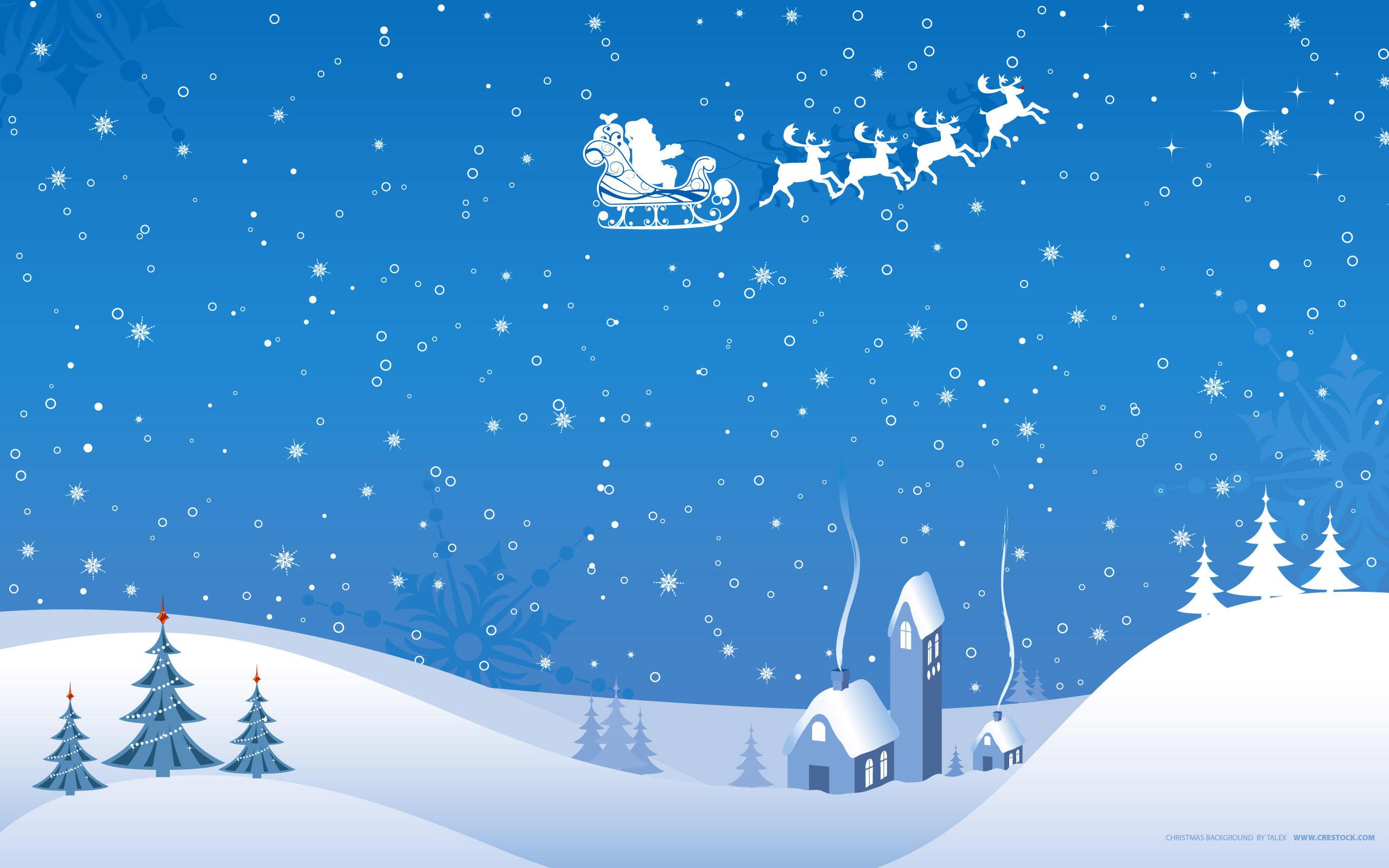 2560x1600 Christmas Snow Scenes Wallpaper .
