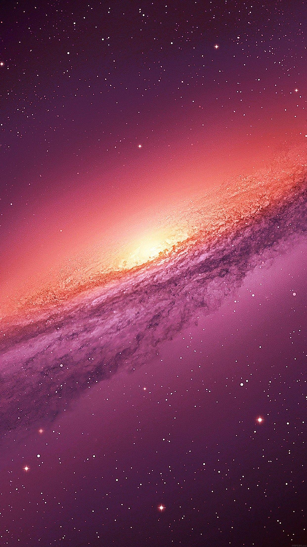 1242x2208 Pink Galaxy Wallpaper