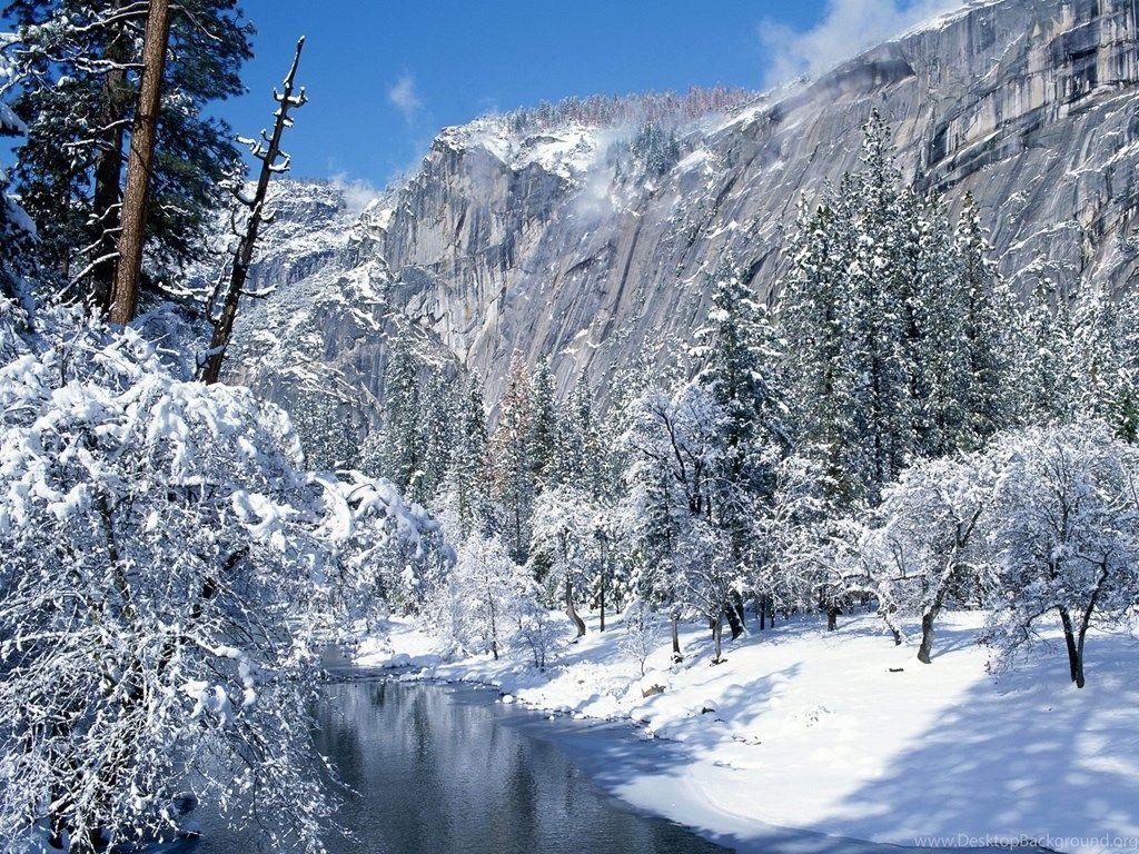1024x768 Christmas Snow Scenes 2015 Grasscloth .