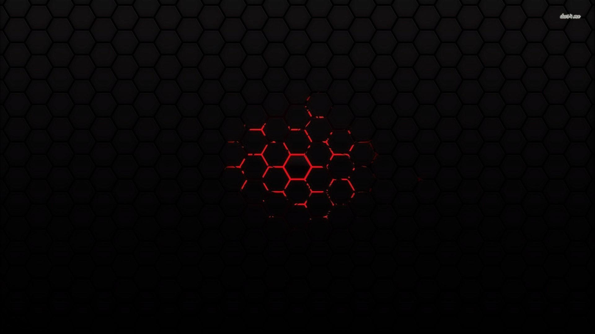 1920x1080 Black And Red Abstract Wallpaper .