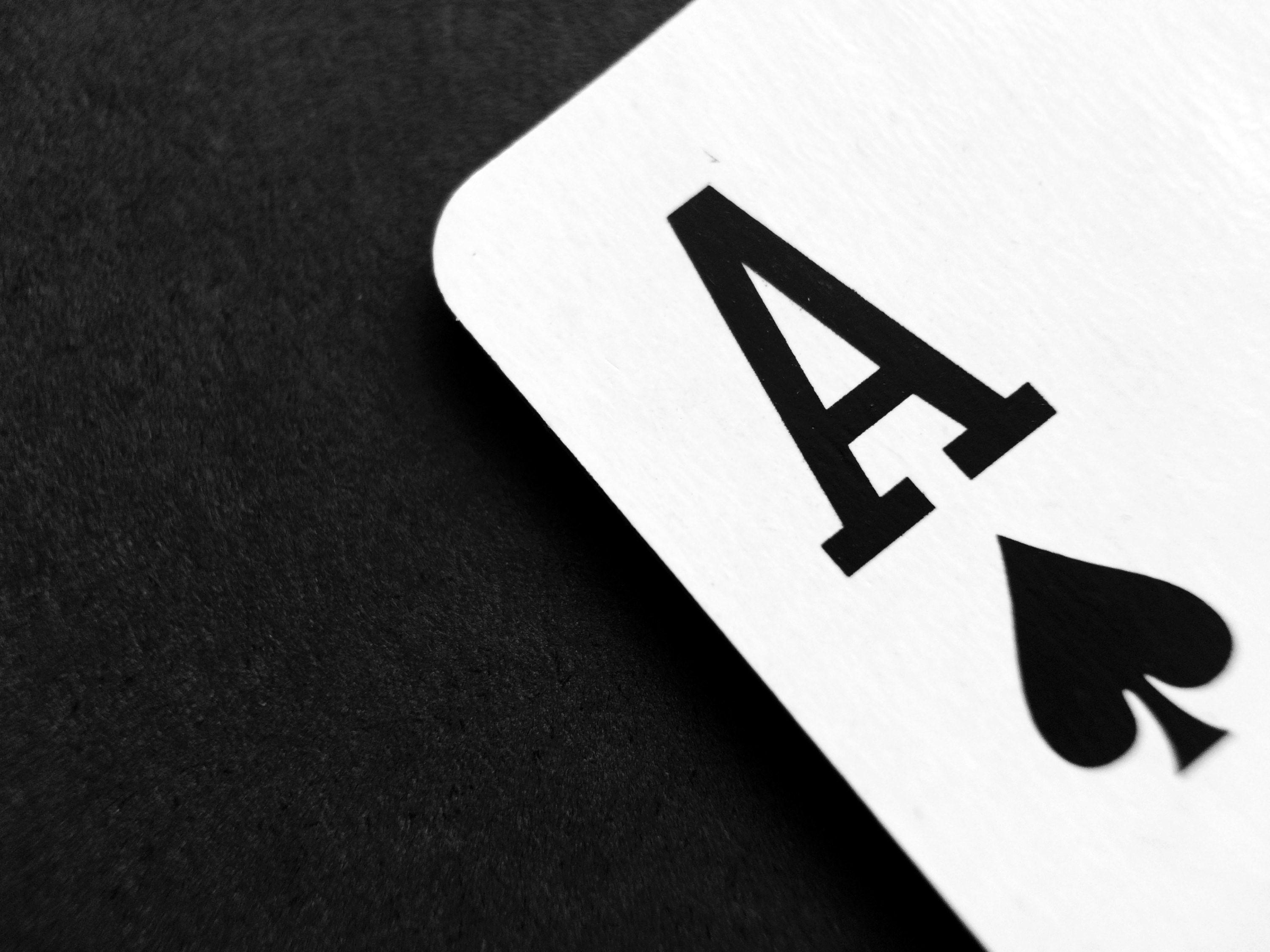 3000x2250 ace of spade playing card free image .
