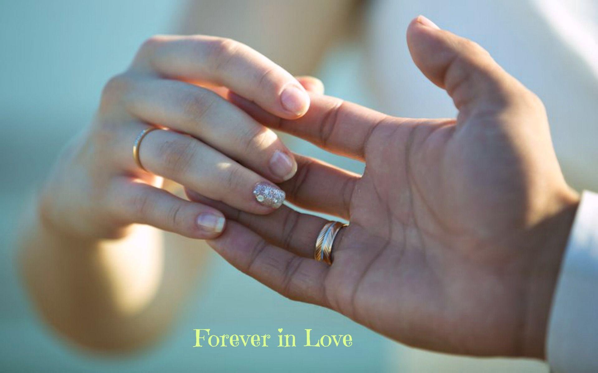 1920x1200 Forever In Love Rings Wedding Hands HD .