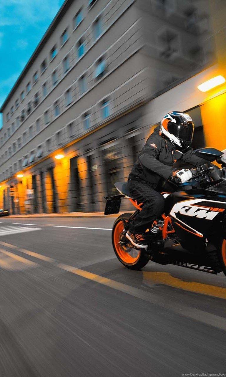 РњРѕС‚РѕС†РёРєР» KTM 125 Duke С„РѕРЅ